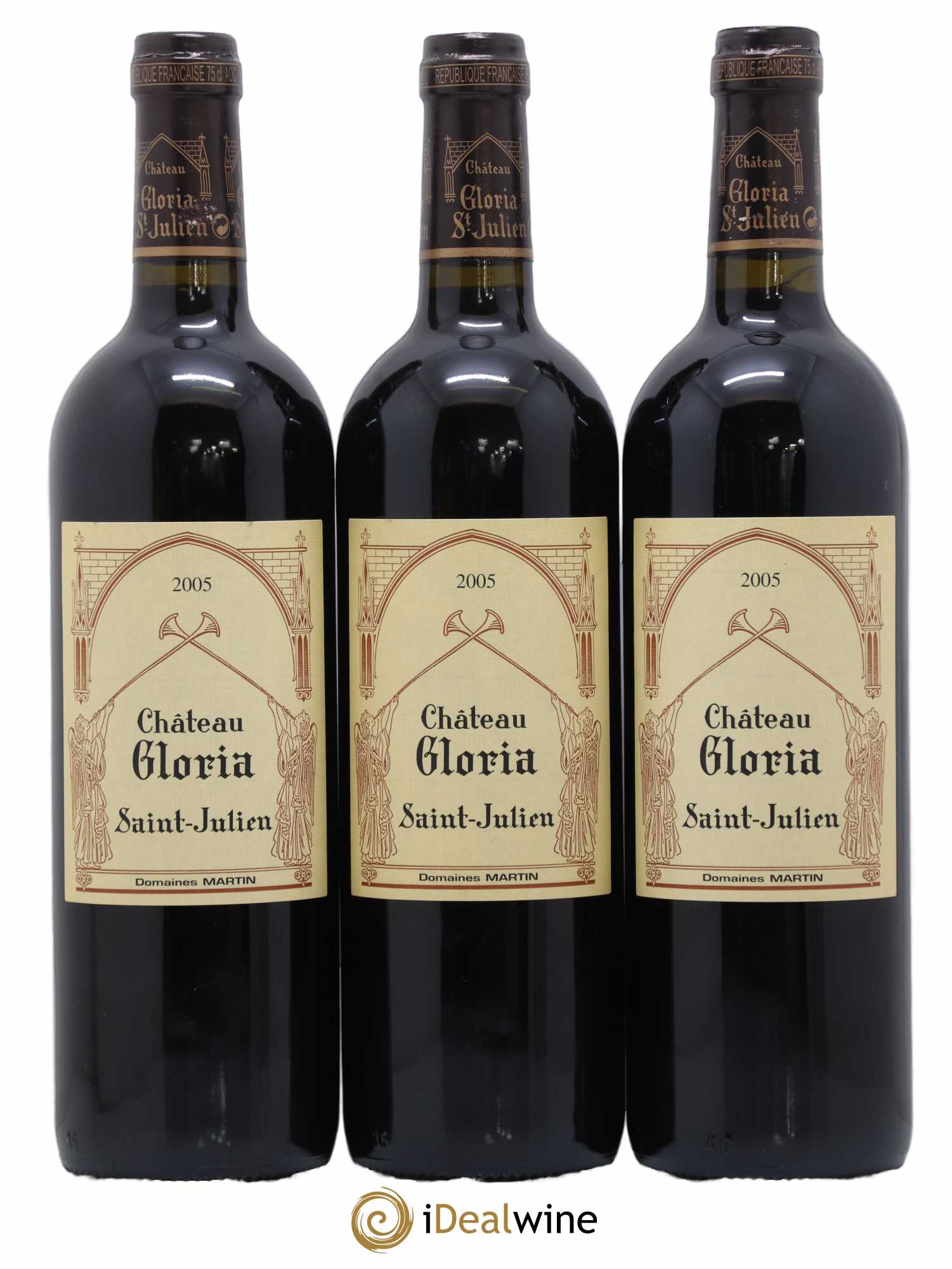 Château Gloria 2005 - Lot de 3 bouteilles - 0