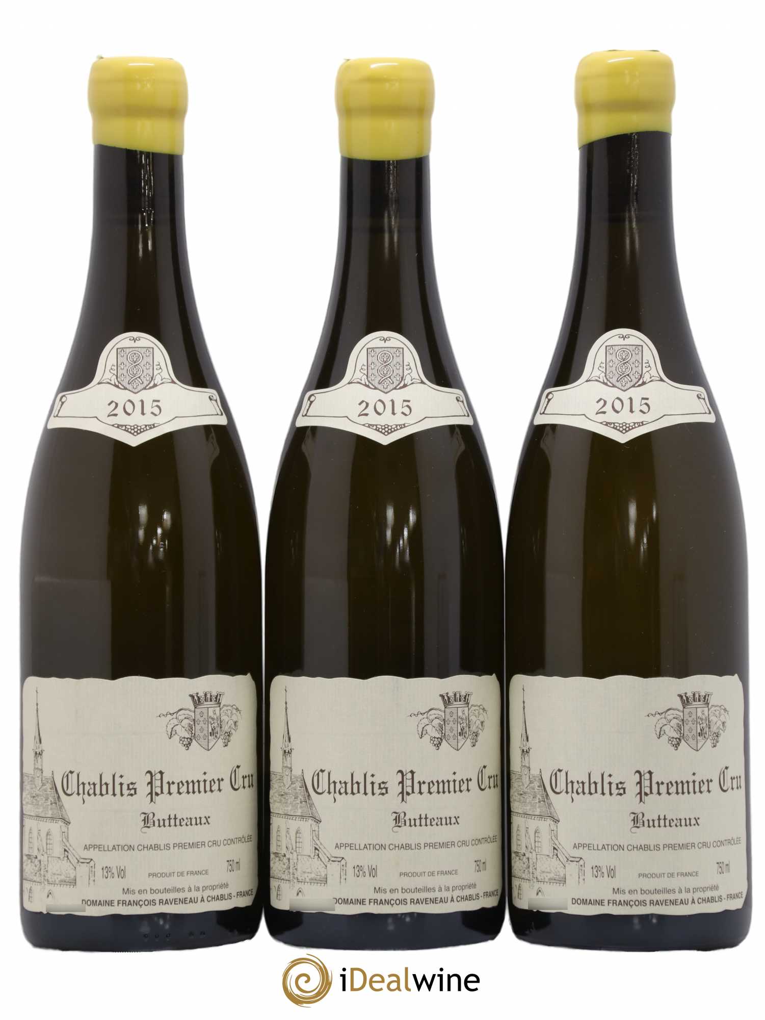 Chablis 1er Cru Butteaux Raveneau (Domaine) 2015 - Lot de 3 bouteilles - 0