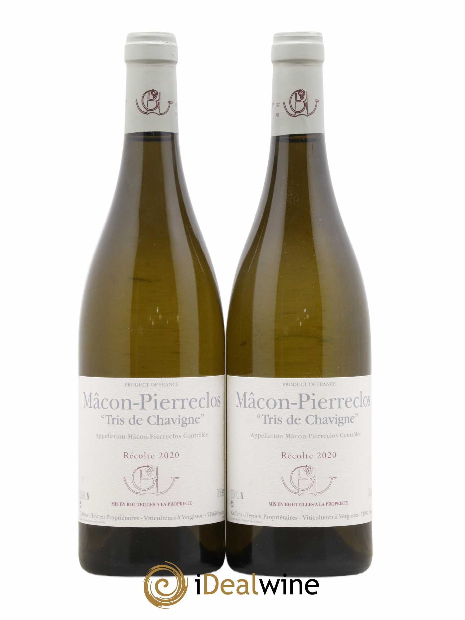 Mâcon-Pierreclos Tri de Chavigne Guffens-Heynen 2020 - Lot de 2 bouteilles - 0