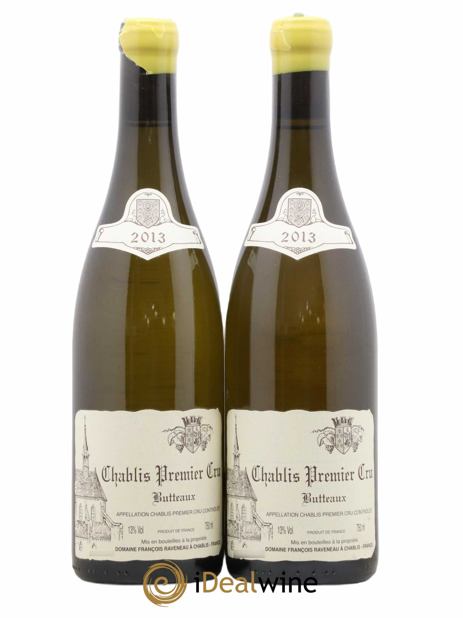 Chablis 1er Cru Butteaux Raveneau (Domaine) 2013 - Lot de 2 bouteilles - 0