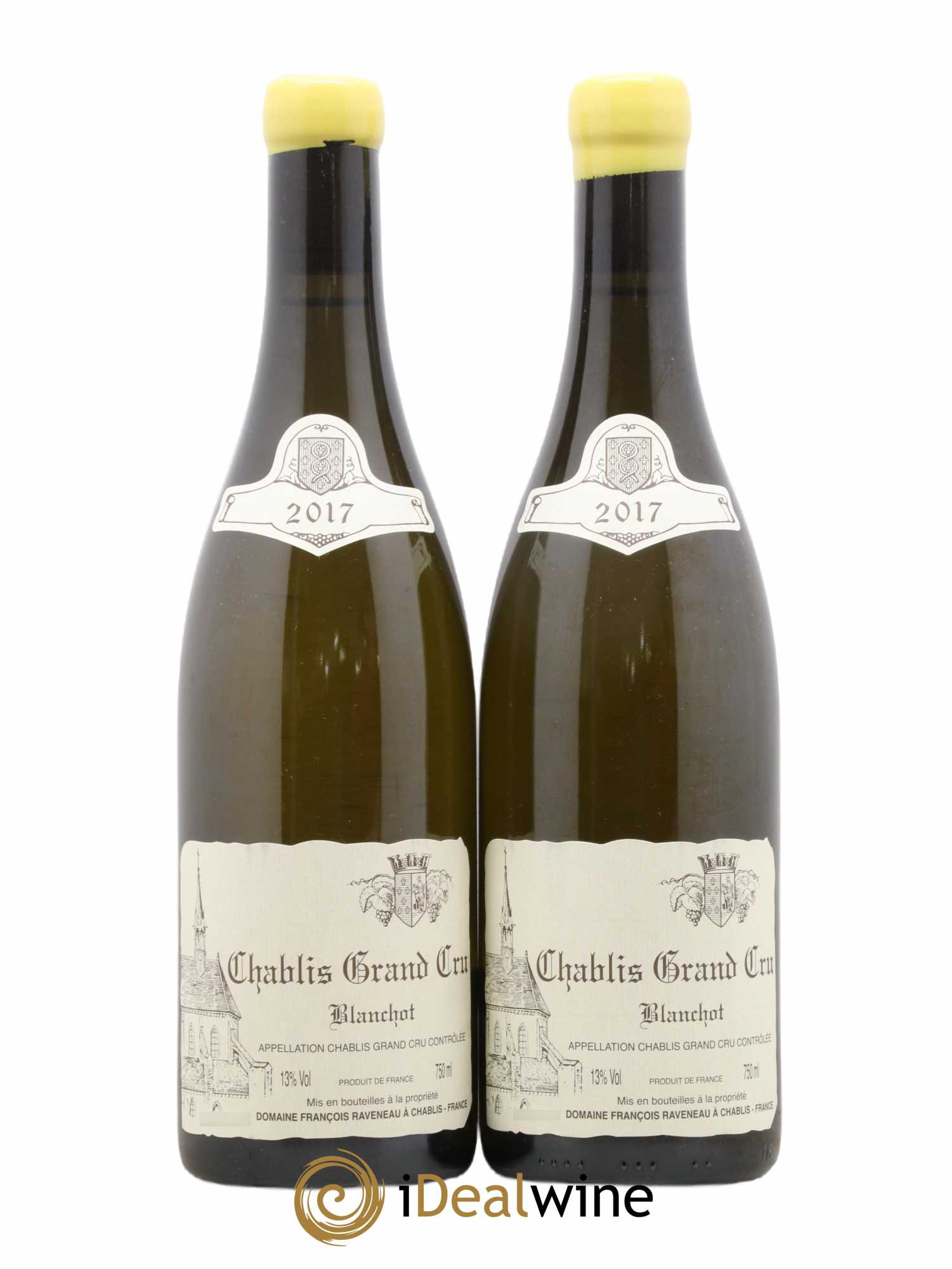 Chablis Grand Cru Blanchot Raveneau (Domaine) 2017 - Lot de 2 bouteilles - 0