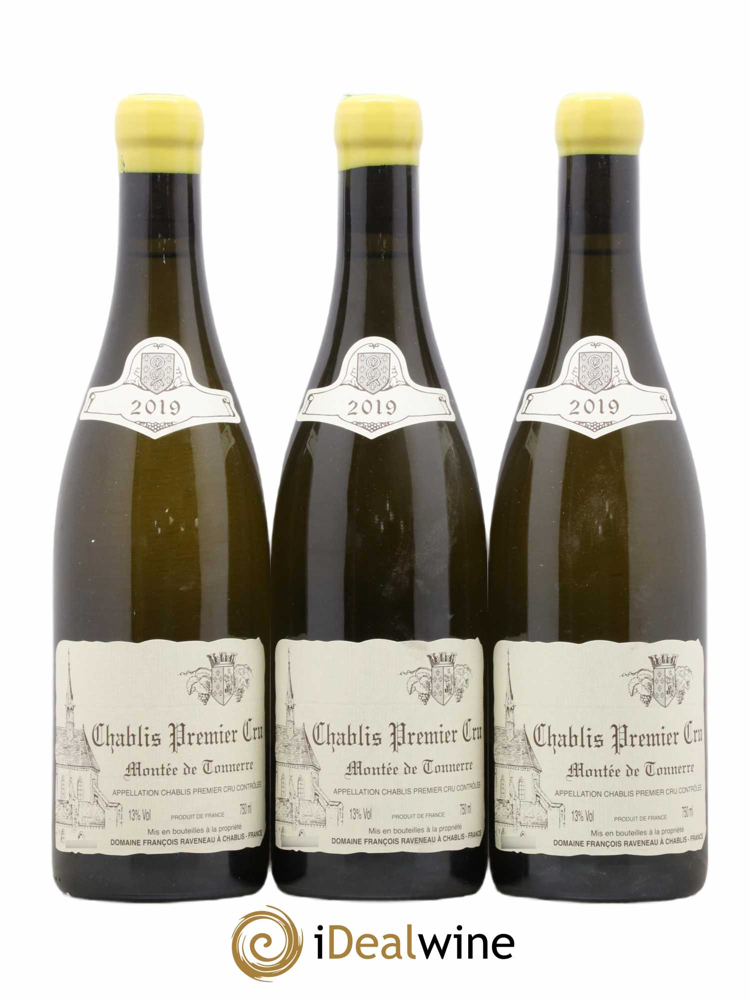 Chablis 1er Cru Montée de Tonnerre Raveneau (Domaine) 2019 - Lot de 3 bouteilles - 0