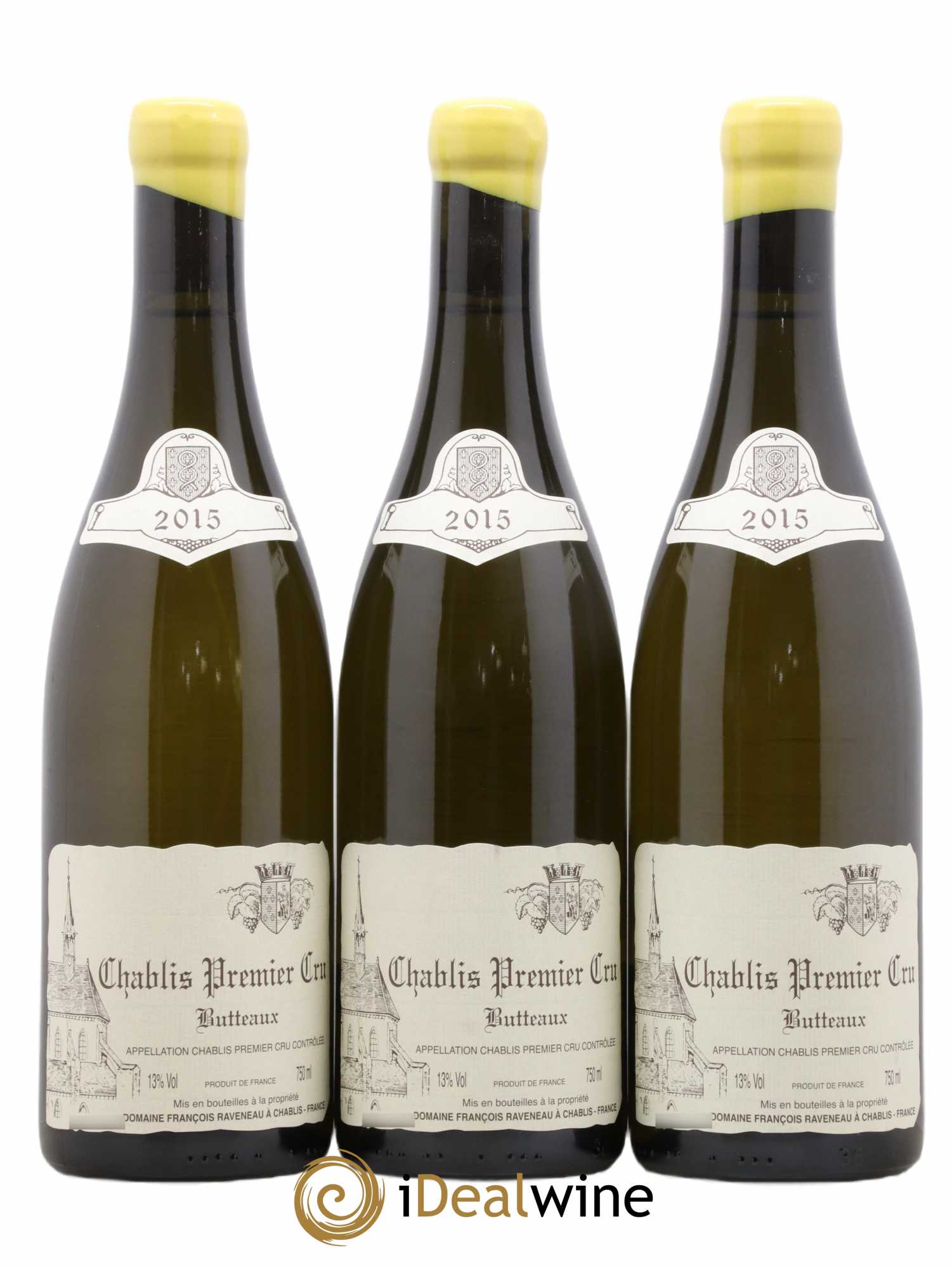 Chablis 1er Cru Butteaux Raveneau (Domaine) 2015 - Posten von 3 Flaschen - 0
