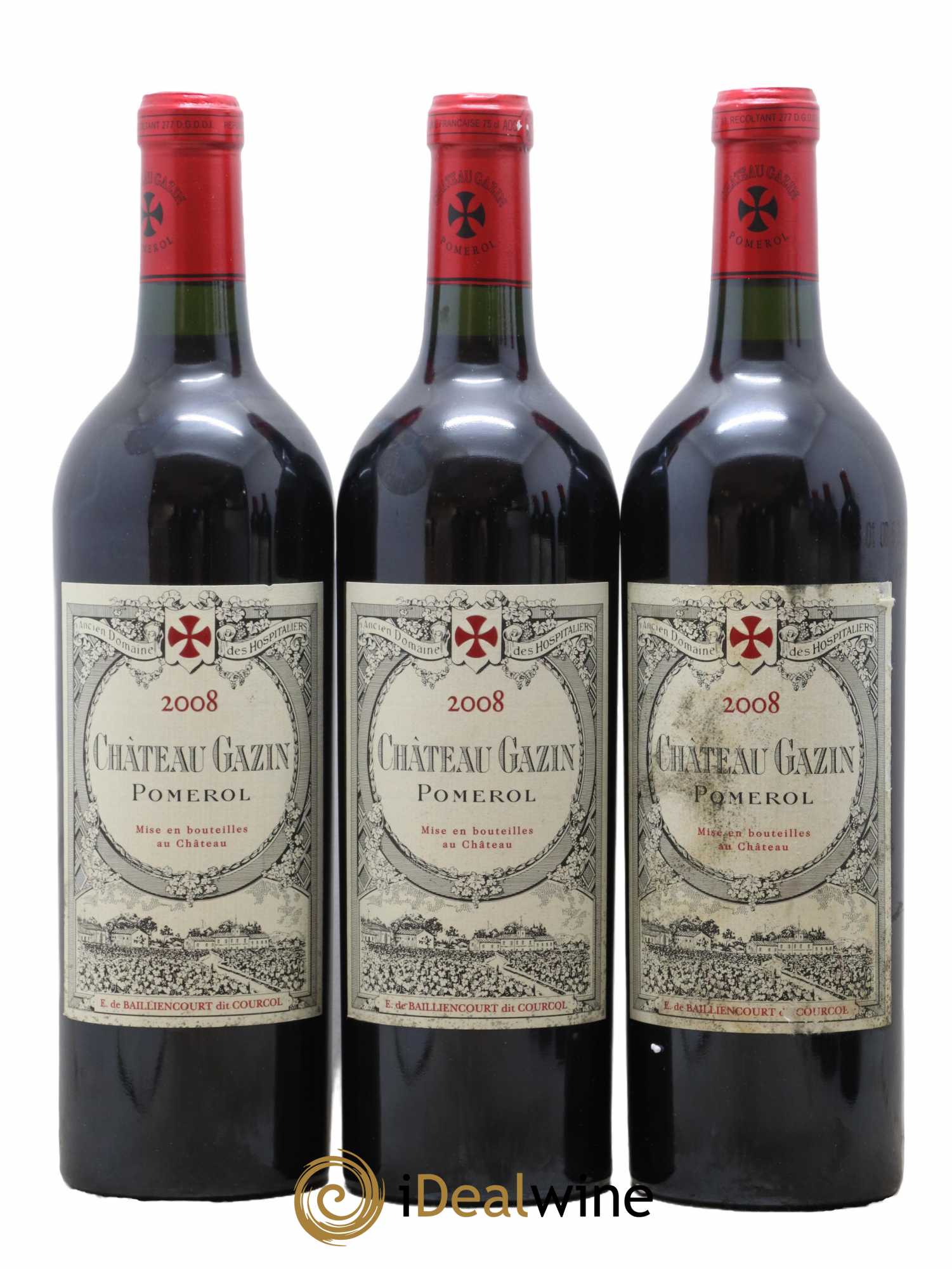 Château Gazin 2008 - Lot de 6 bouteilles - 1