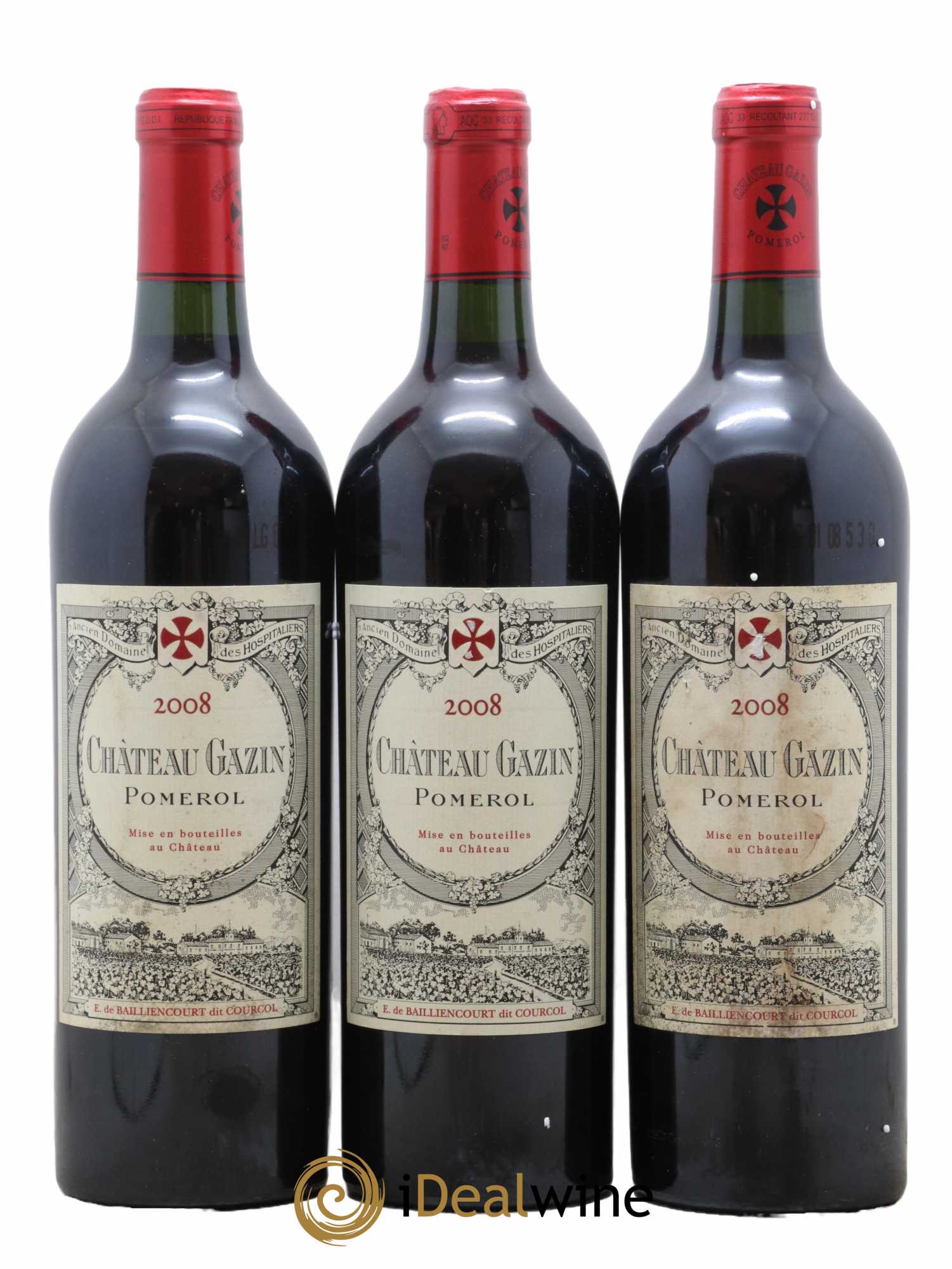 Château Gazin 2008 - Lot de 6 bouteilles - 2