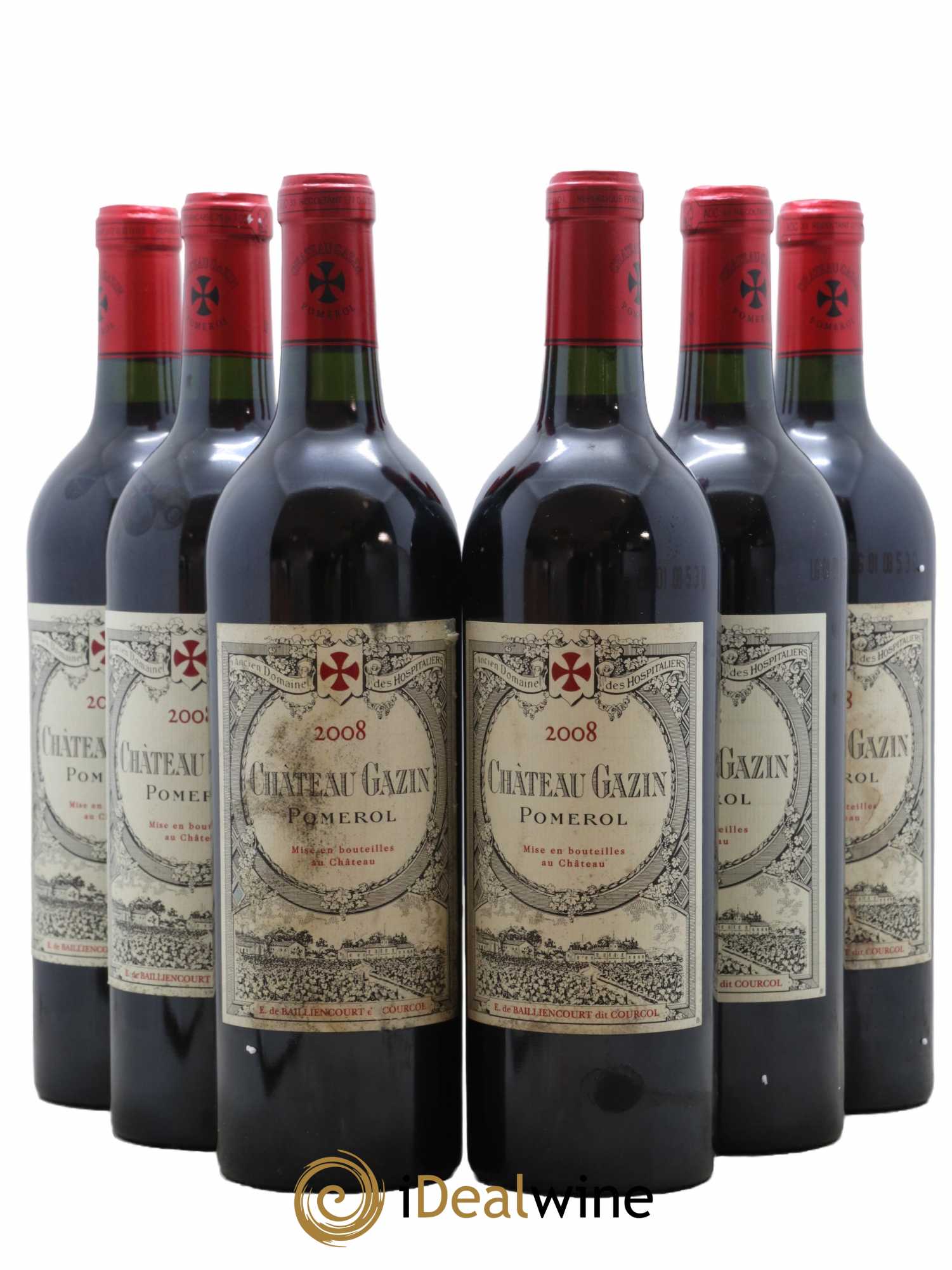 Château Gazin 2008 - Lot de 6 bouteilles - 0
