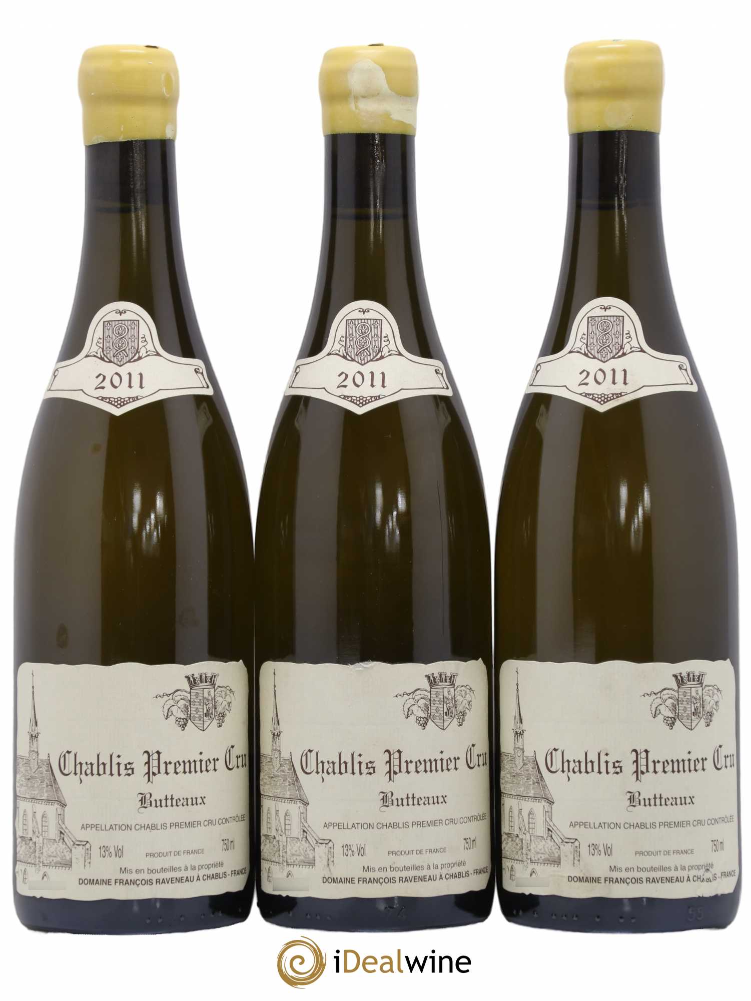 Chablis 1er Cru Butteaux Raveneau (Domaine) 2011 - Lot de 3 bouteilles - 0