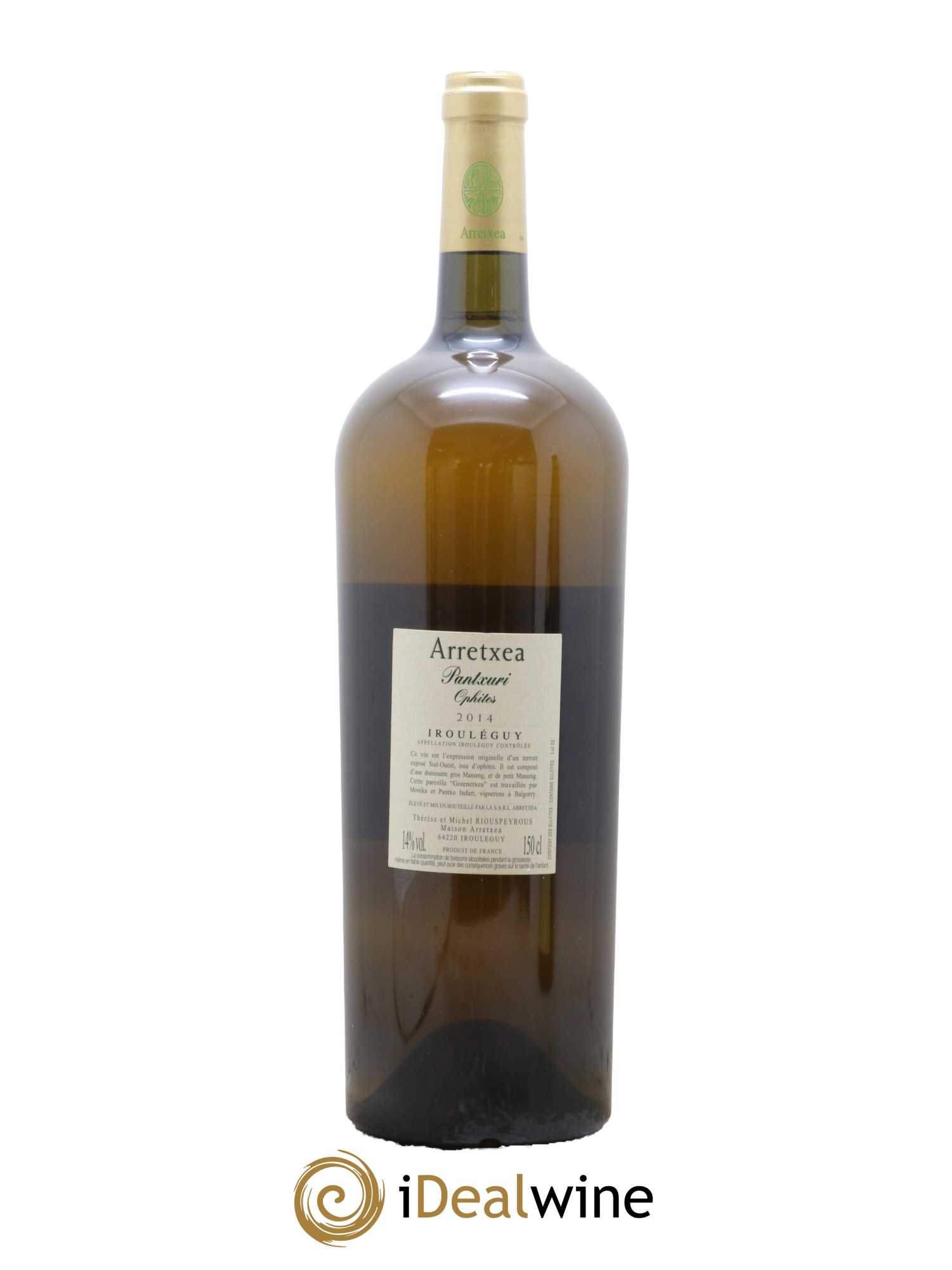 Irouléguy Pantxuri Ophites Arretxea 2014 - Lot de 1 magnum - 1