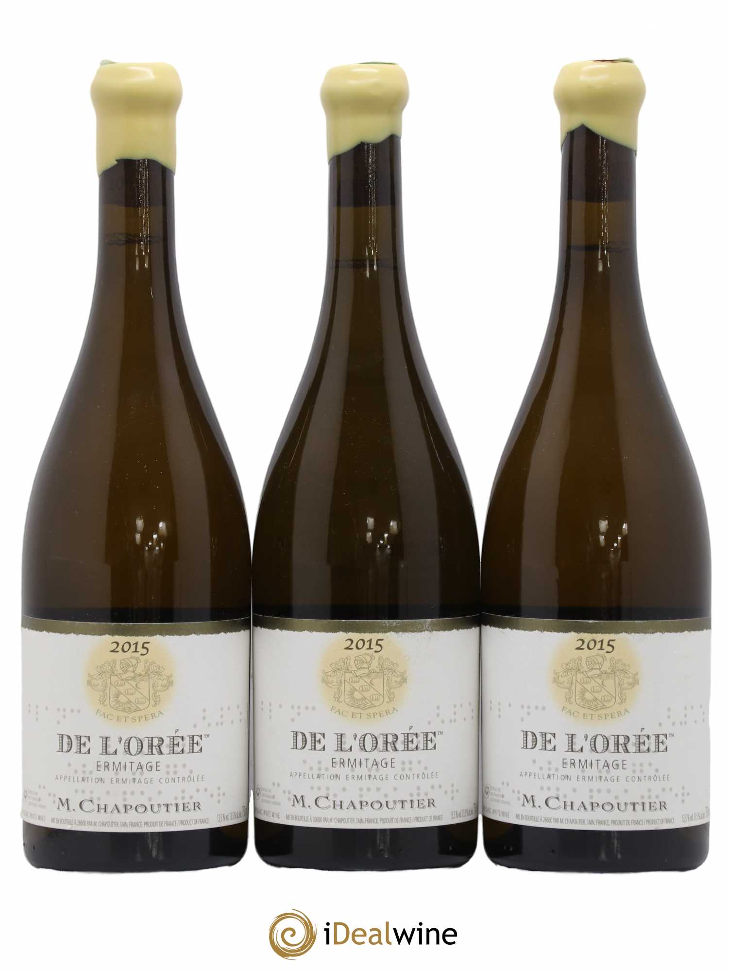 Hermitage Ermitage de l'Orée Chapoutier 2015 - Lot de 3 bouteilles - 0