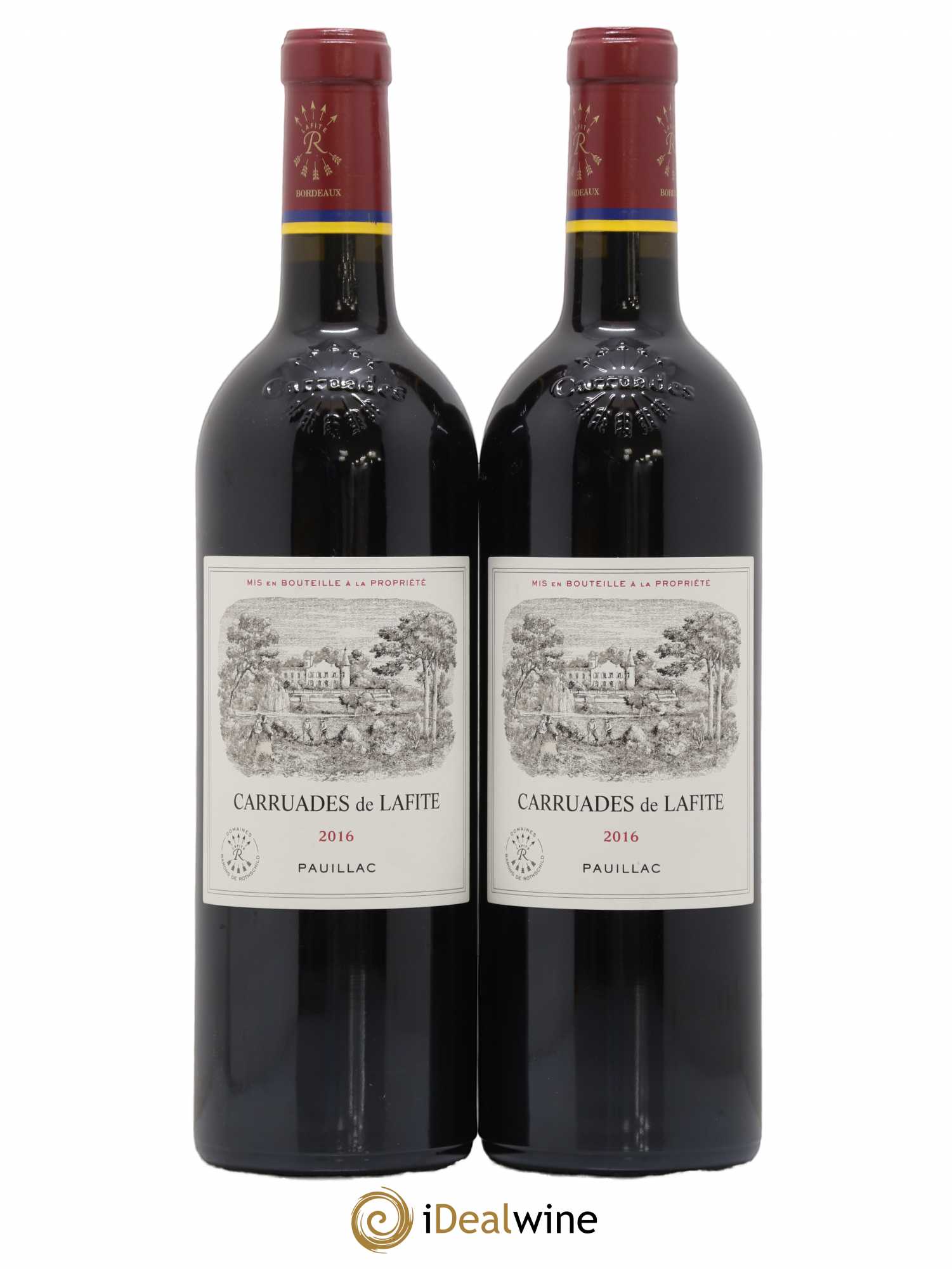 Carruades de Lafite Rothschild Second Vin 2016 - Lot de 2 bouteilles - 0