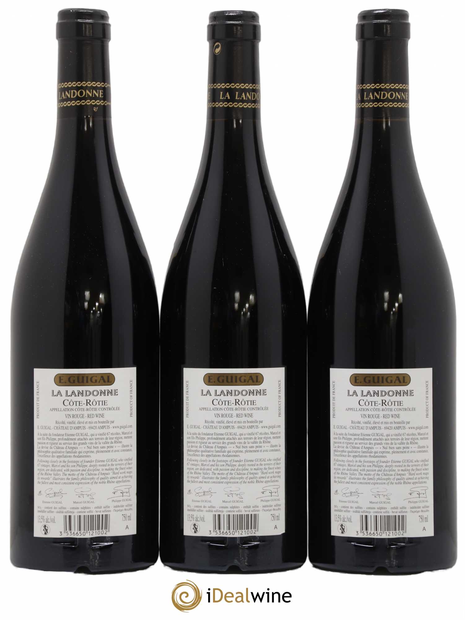Côte-Rôtie La Landonne Guigal 2016 - Lot de 3 bouteilles - 1
