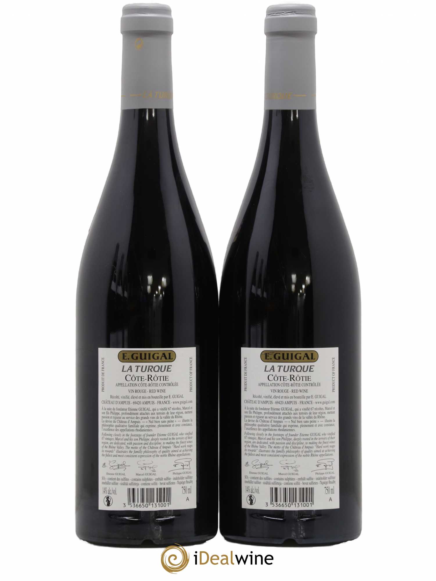 Côte-Rôtie La Turque Guigal 2015 - Lot de 2 bouteilles - 1
