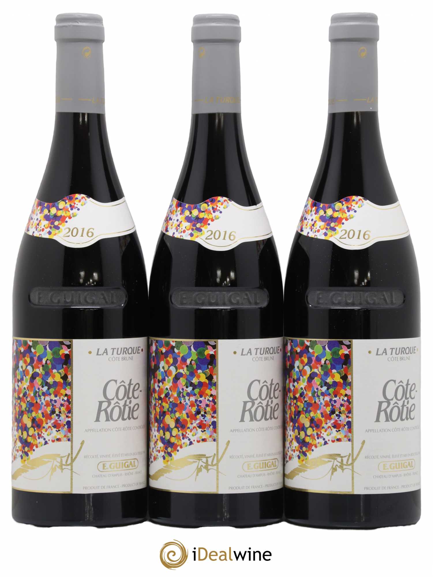 Côte-Rôtie La Turque Guigal 2016 - Lot de 3 bouteilles - 0