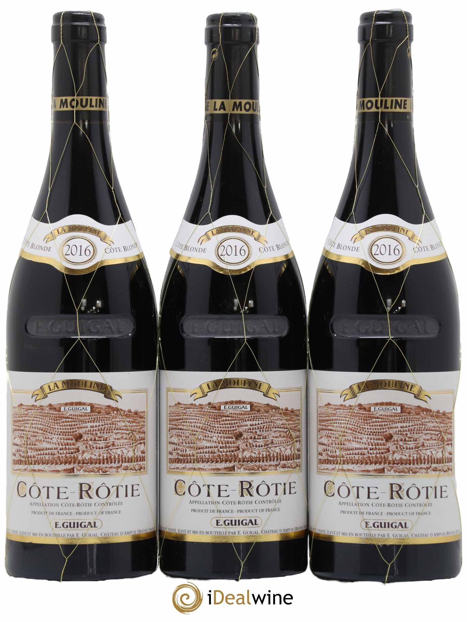 Côte-Rôtie La Mouline Guigal 2016 - Lot de 3 bouteilles - 0