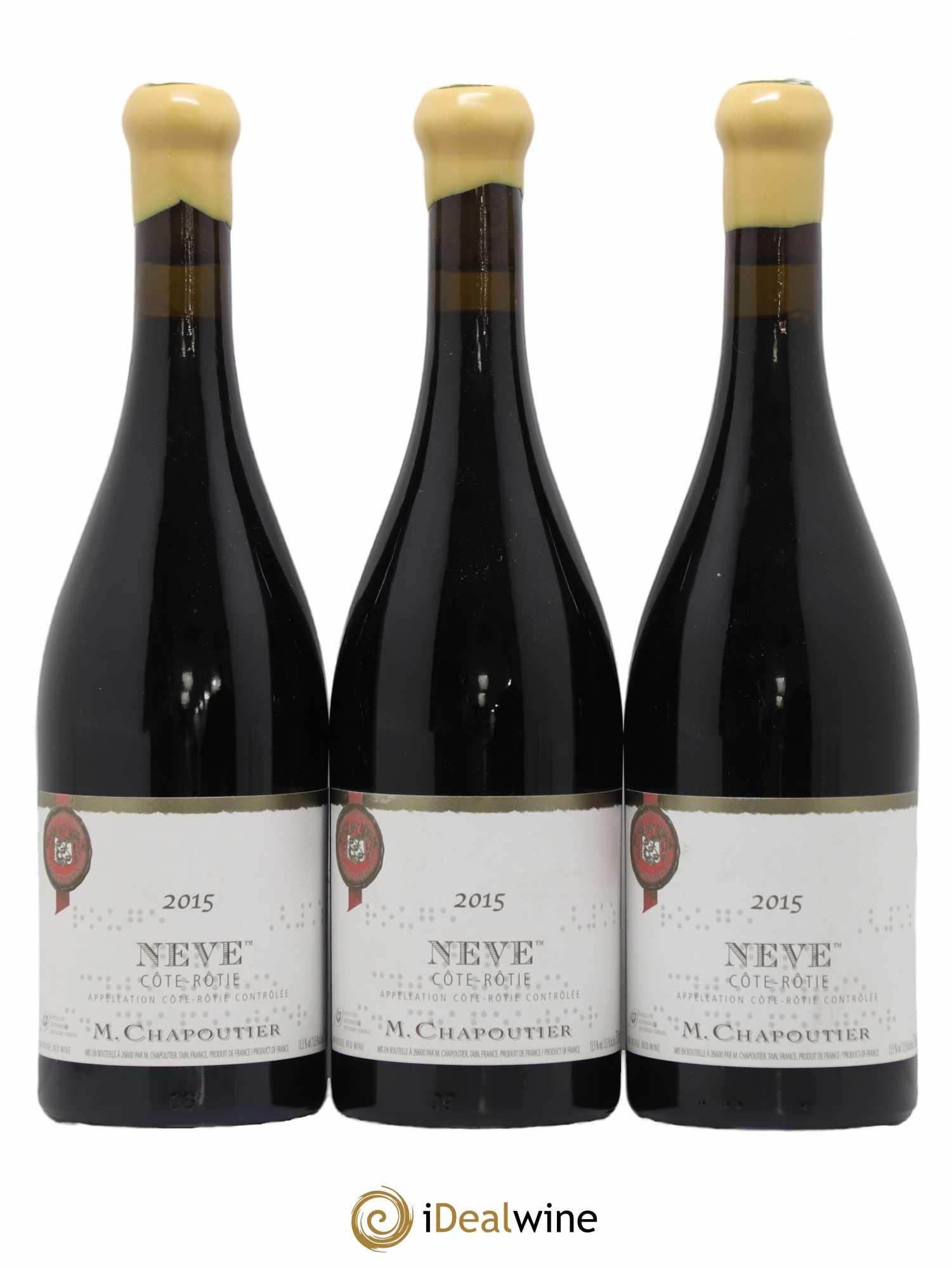 Côte-Rôtie La Neve Chapoutier 2015 - Lot de 3 bouteilles - 0
