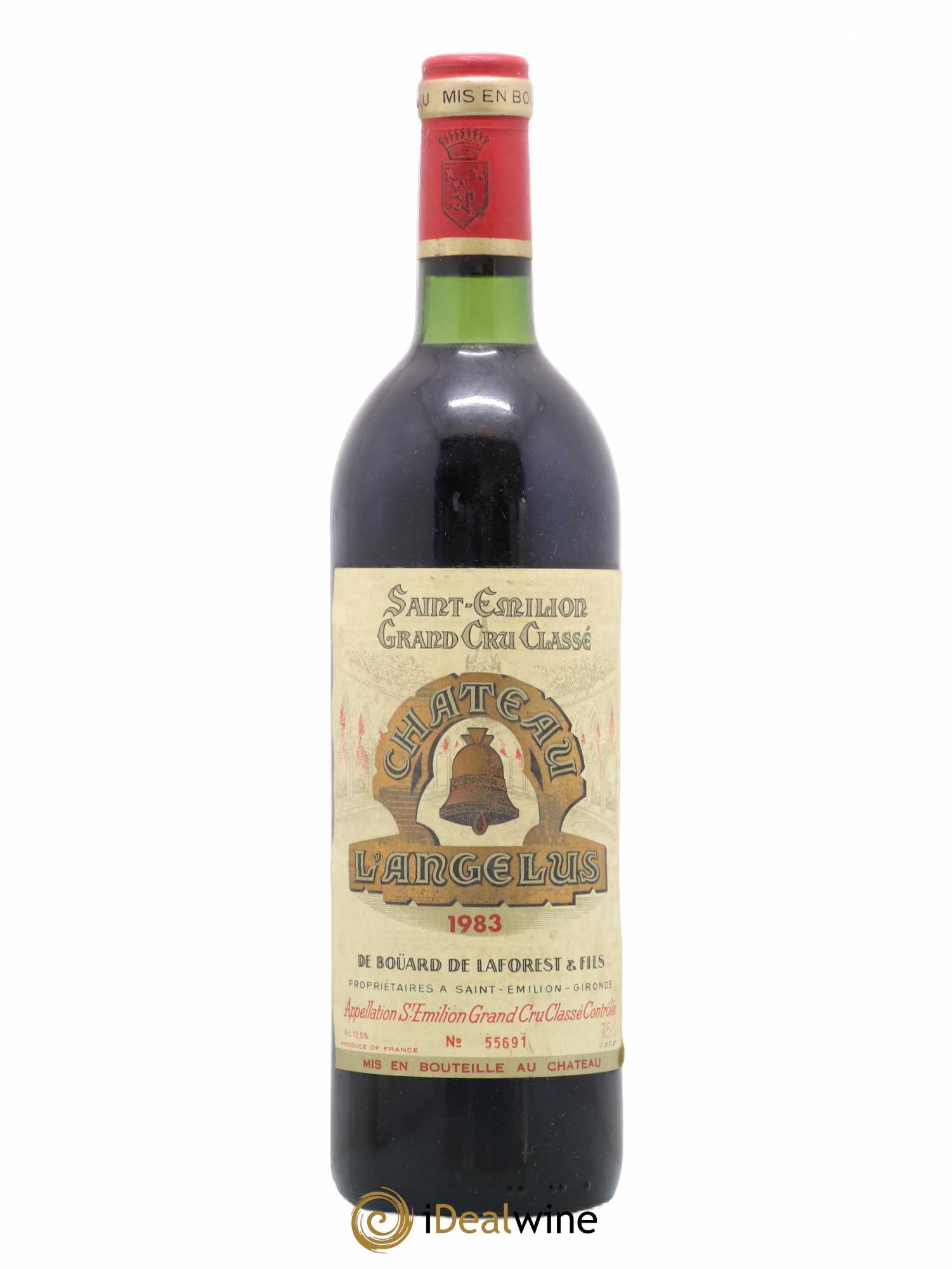 Château Angélus 1er Grand Cru Classé A 1983 - Lot de 1 bouteille - 0