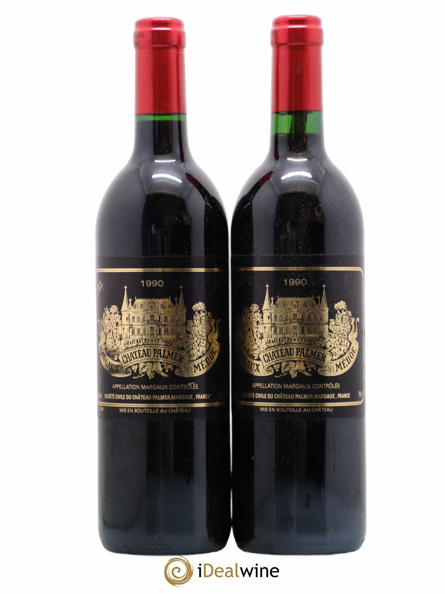 Château Palmer 3ème Grand Cru Classé 1990 - Lot de 2 bouteilles - 0