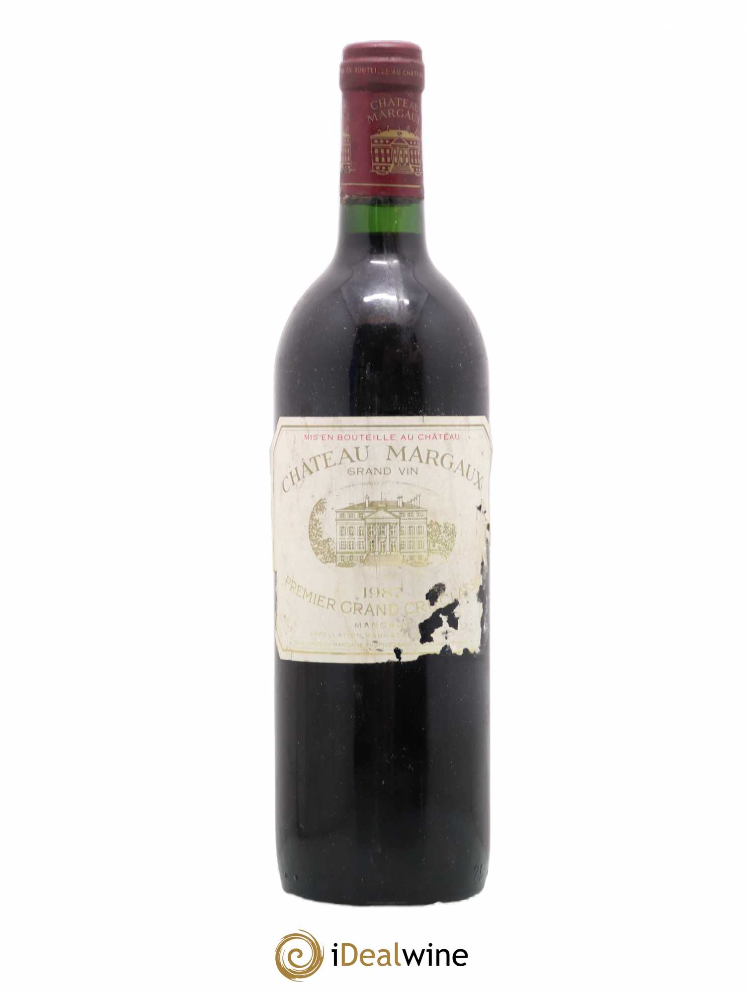 Château Margaux 1er Grand Cru Classé 1987 - Lot de 1 bouteille - 0