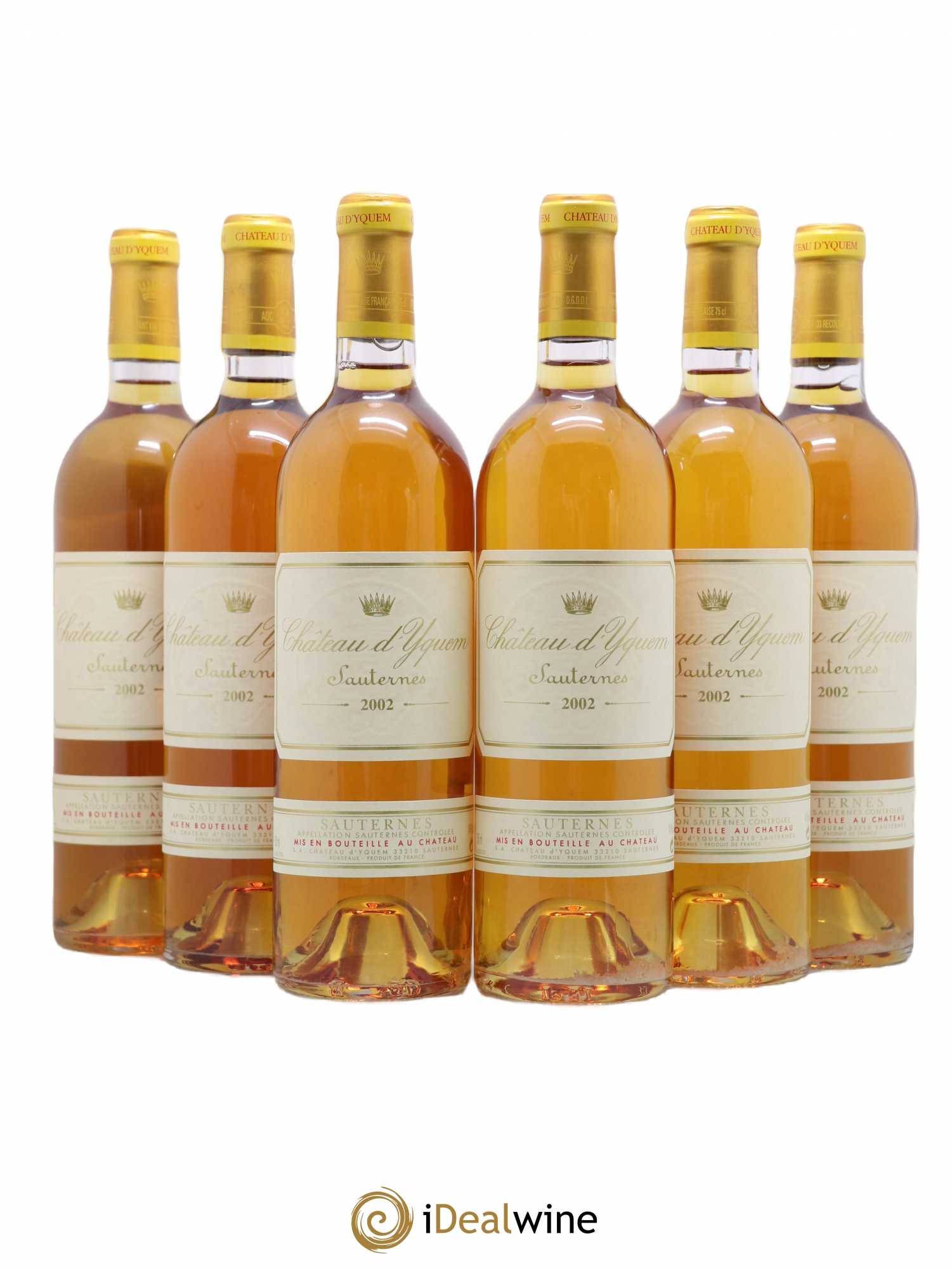 Château d' Yquem 1er Cru Classé Supérieur 2002 - Lotto di 6 bottiglie - 0