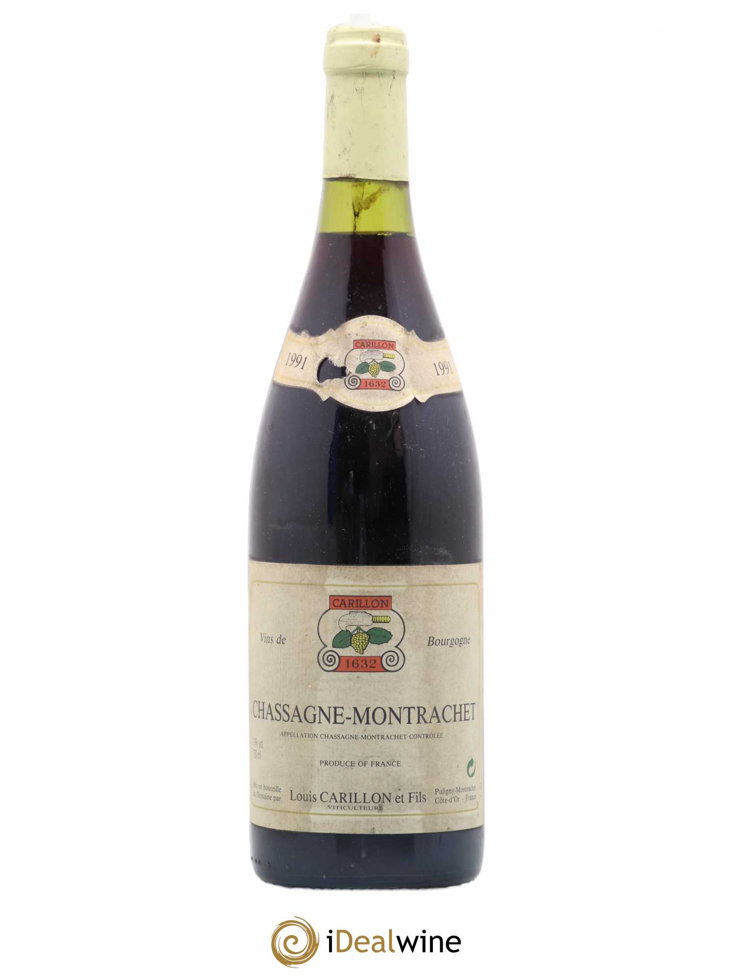 Chassagne-Montrachet Louis Carillon 1991 - Lot de 1 bouteille - 0