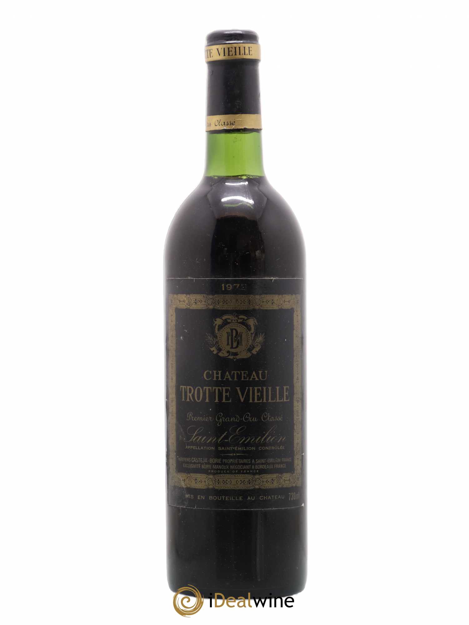 Château Trotte Vieille 1er Grand Cru Classé B 1975 - Lot de 1 bouteille - 0