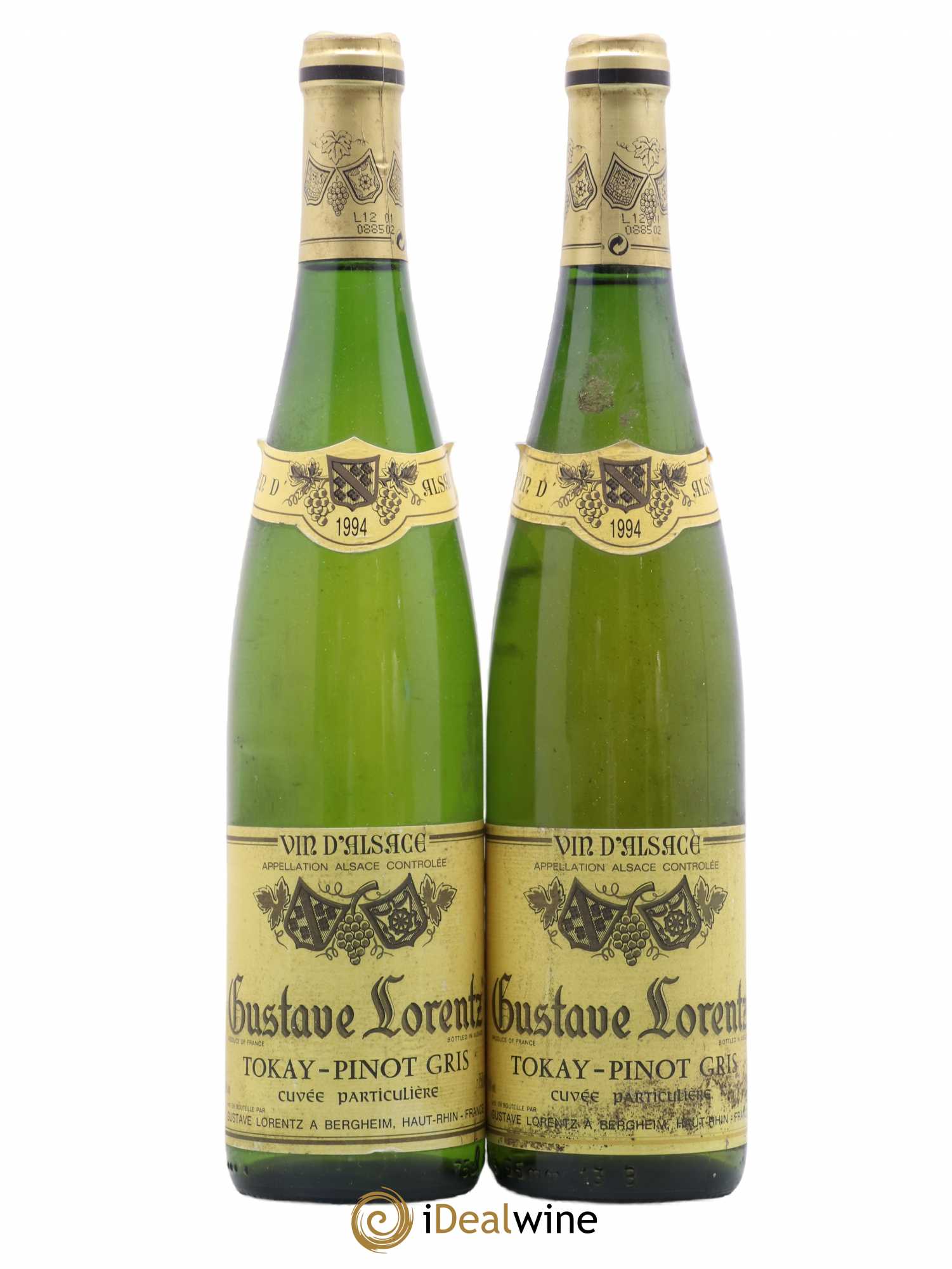Pinot Gris Gustave Lorentz 1994 - Posten von 2 Flaschen - 0