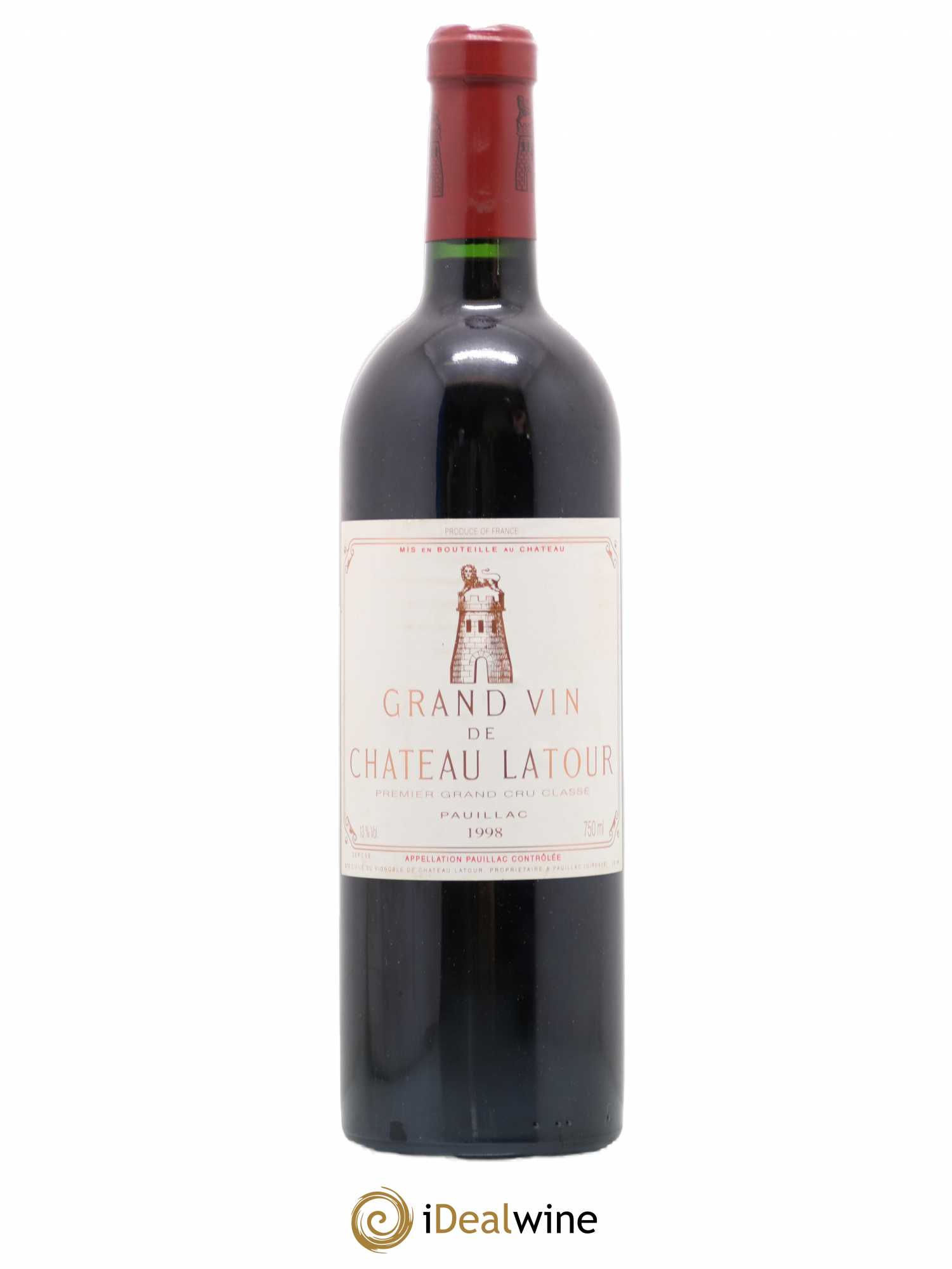 Château Latour 1er Grand Cru Classé 1998 - Lot de 1 bouteille - 0