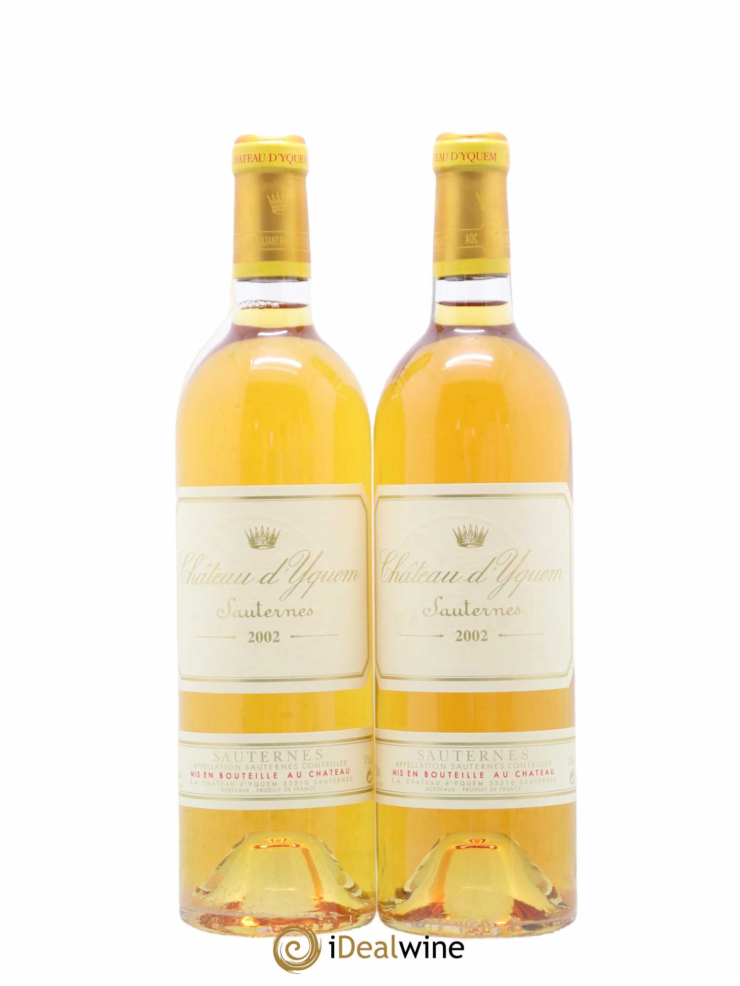Château d' Yquem 1er Cru Classé Supérieur 2002 - Lotto di 2 bottiglie - 0