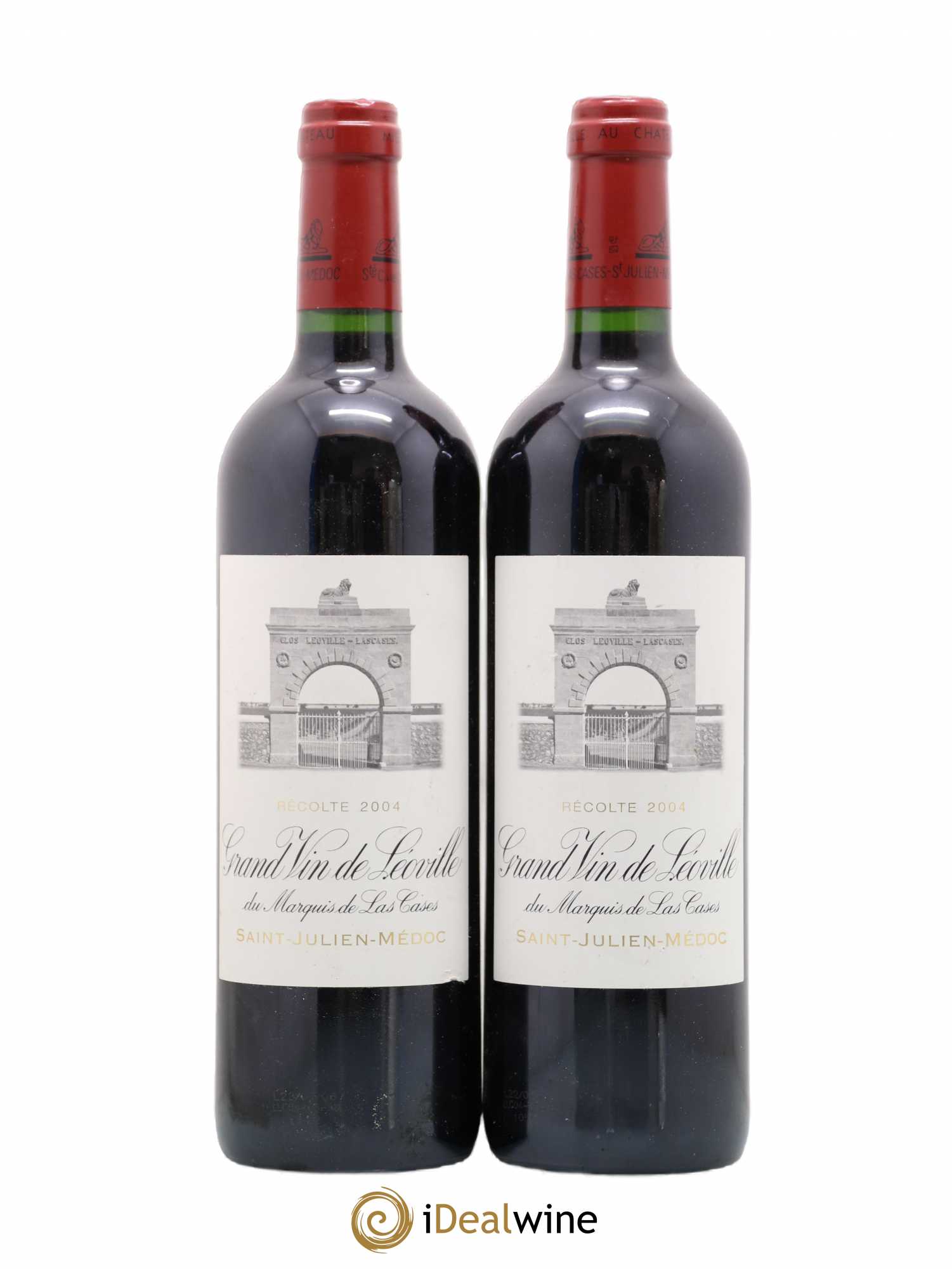 Château Léoville Las Cases 2ème Grand Cru Classé 2004 - Lot de 2 bouteilles - 0
