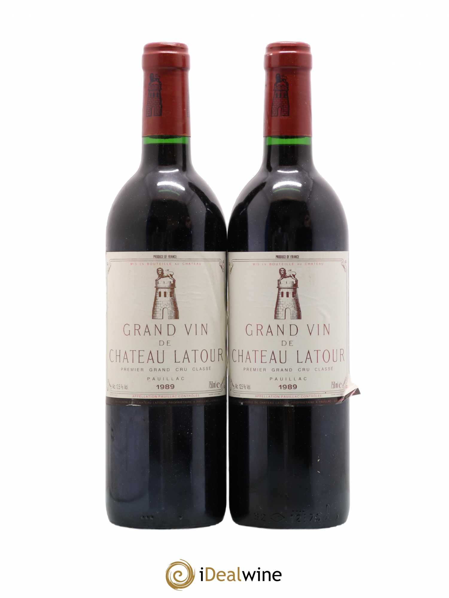 Château Latour 1er Grand Cru Classé 1989 - Lot de 2 bouteilles - 0