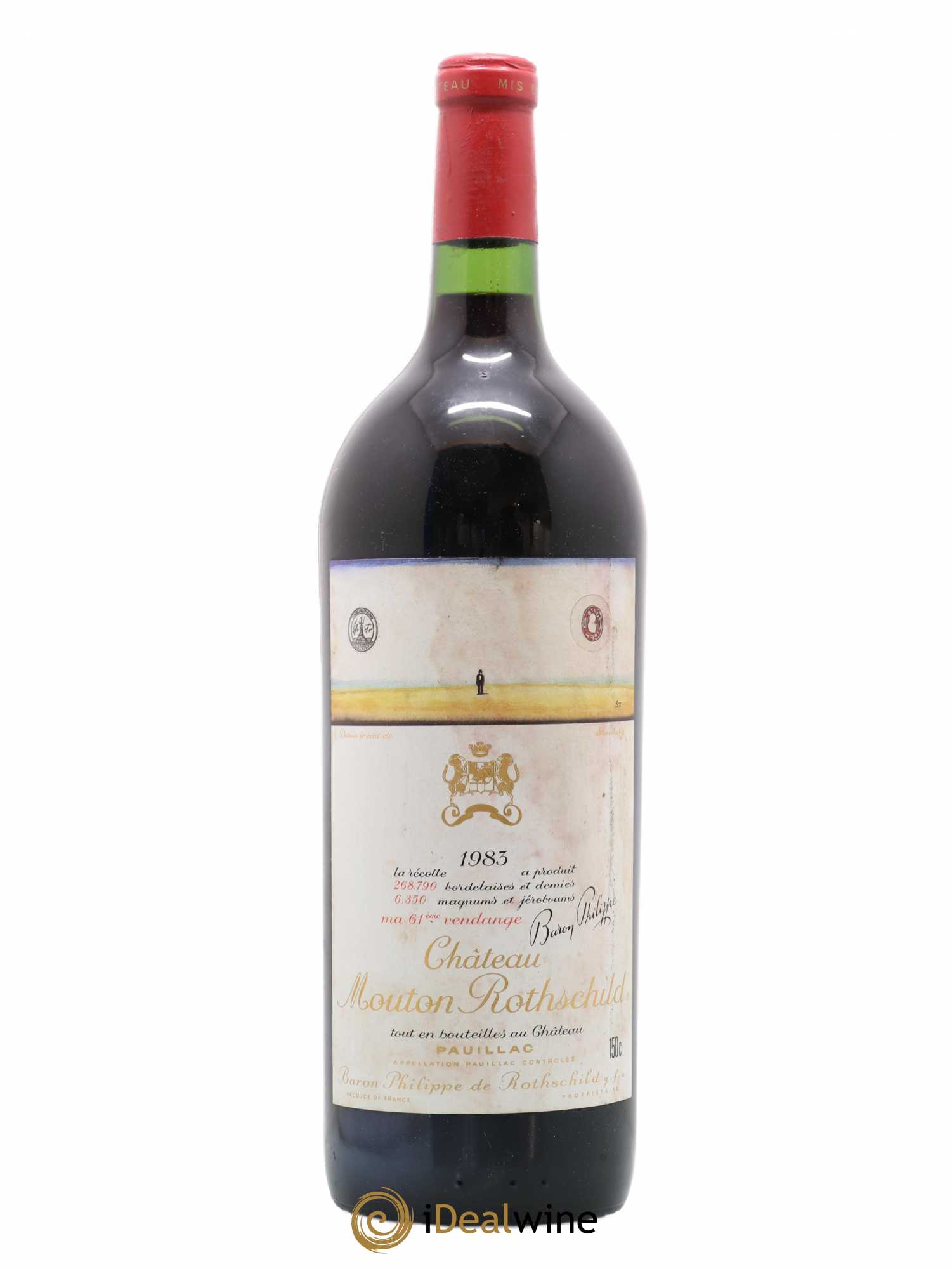 Château Mouton Rothschild 1er Grand Cru Classé 1983 - Lot de 1 magnum - 0