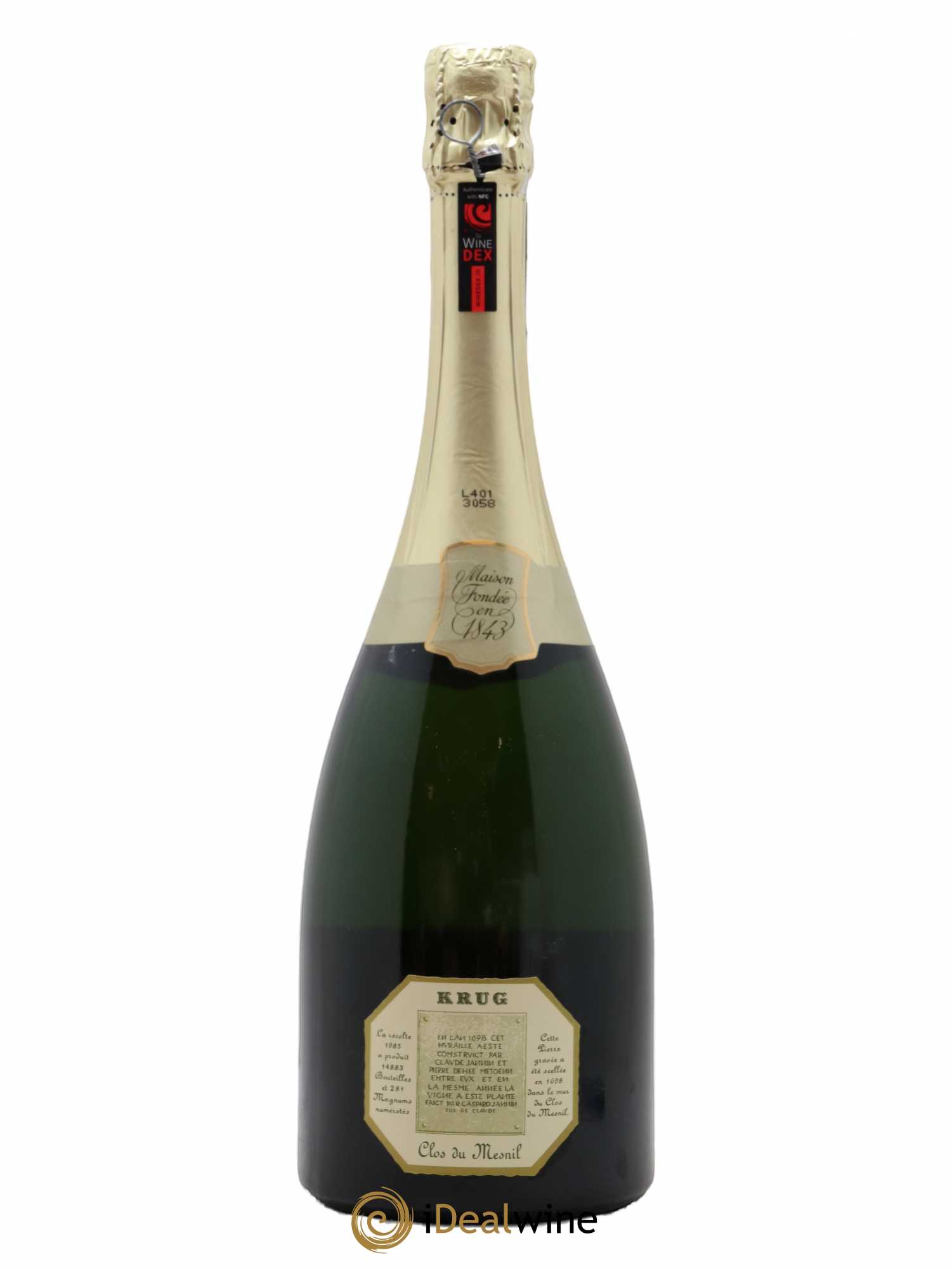Clos du Mesnil Krug 1985 - Lot de 1 bouteille - 1