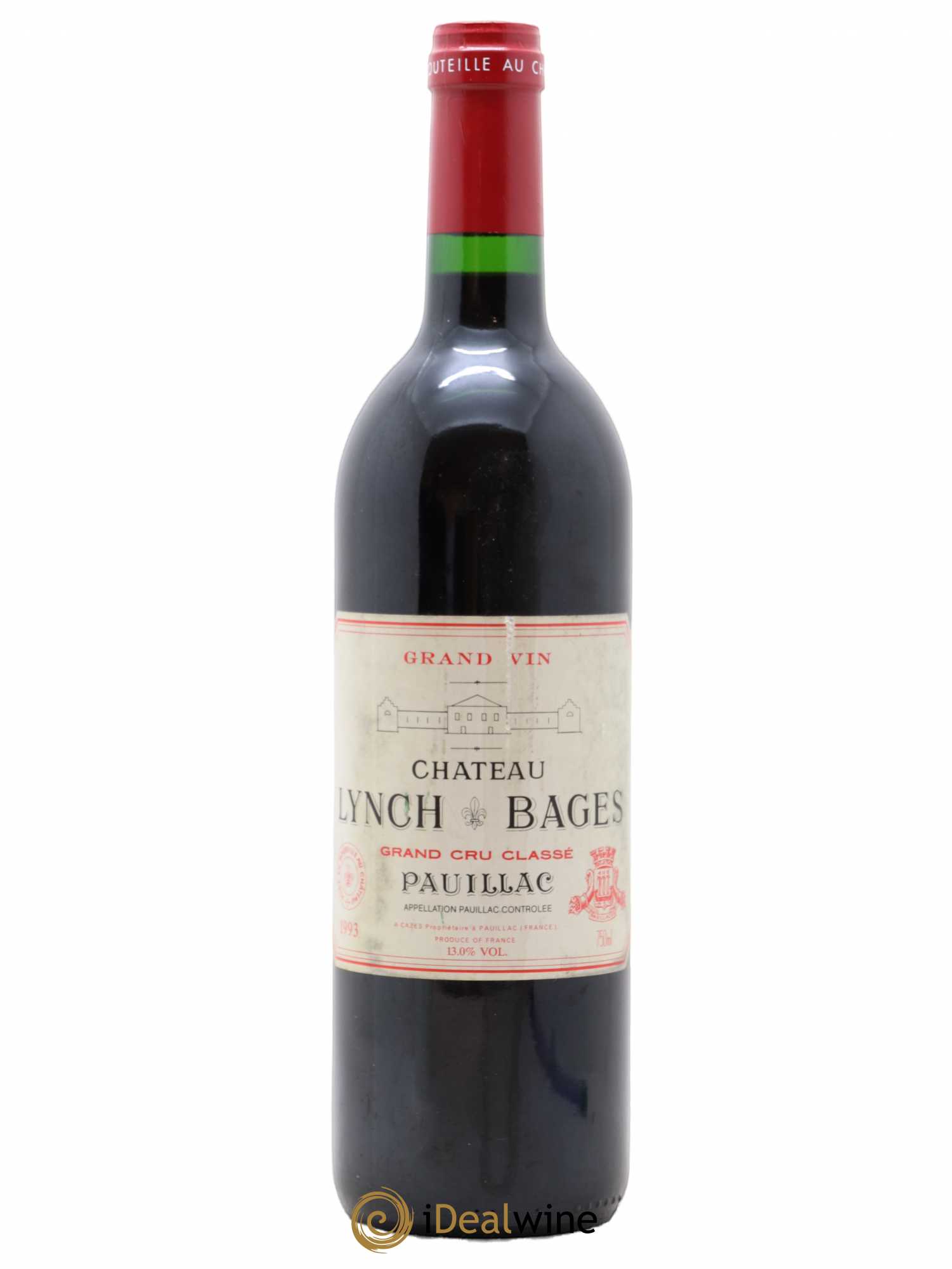 Château Lynch Bages 5ème Grand Cru Classé 1993 - Lot de 1 bouteille - 0