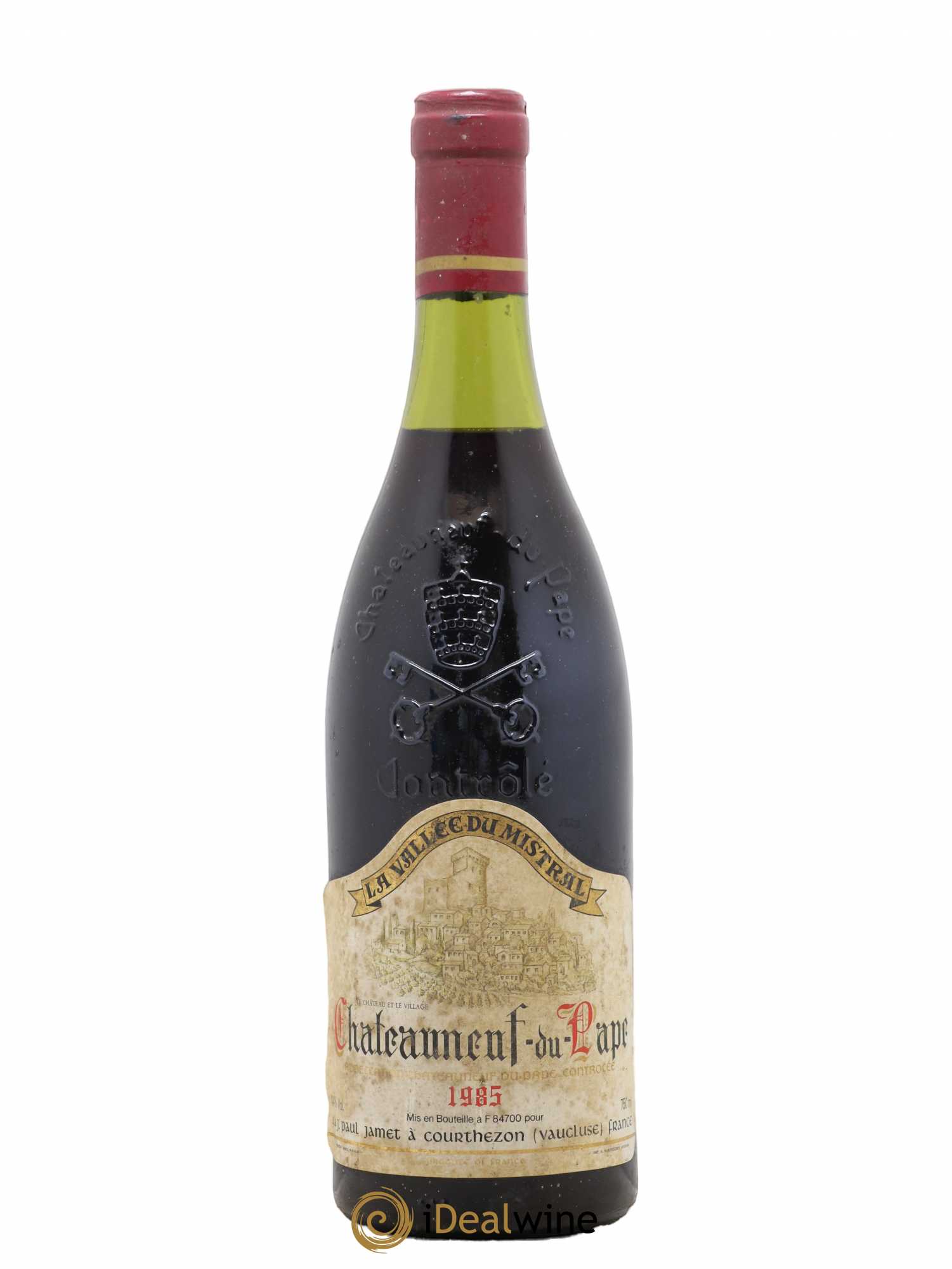 Châteauneuf-du-Pape La Vallée du Mistral Paul Jamet 1985 - Posten von 1 Flasche - 0