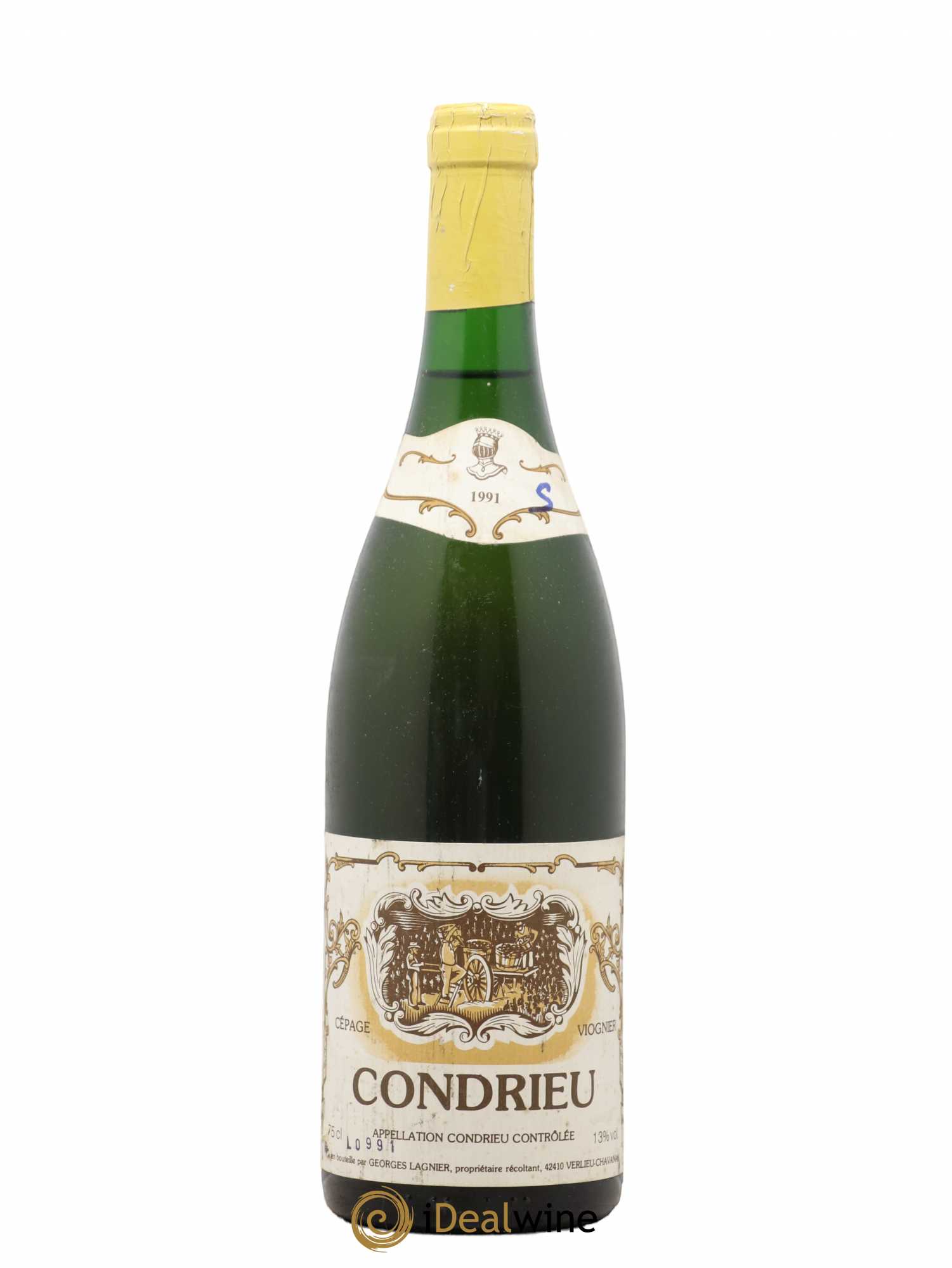 Condrieu Georges Lagnier 1991 - Posten von 1 Flasche - 0