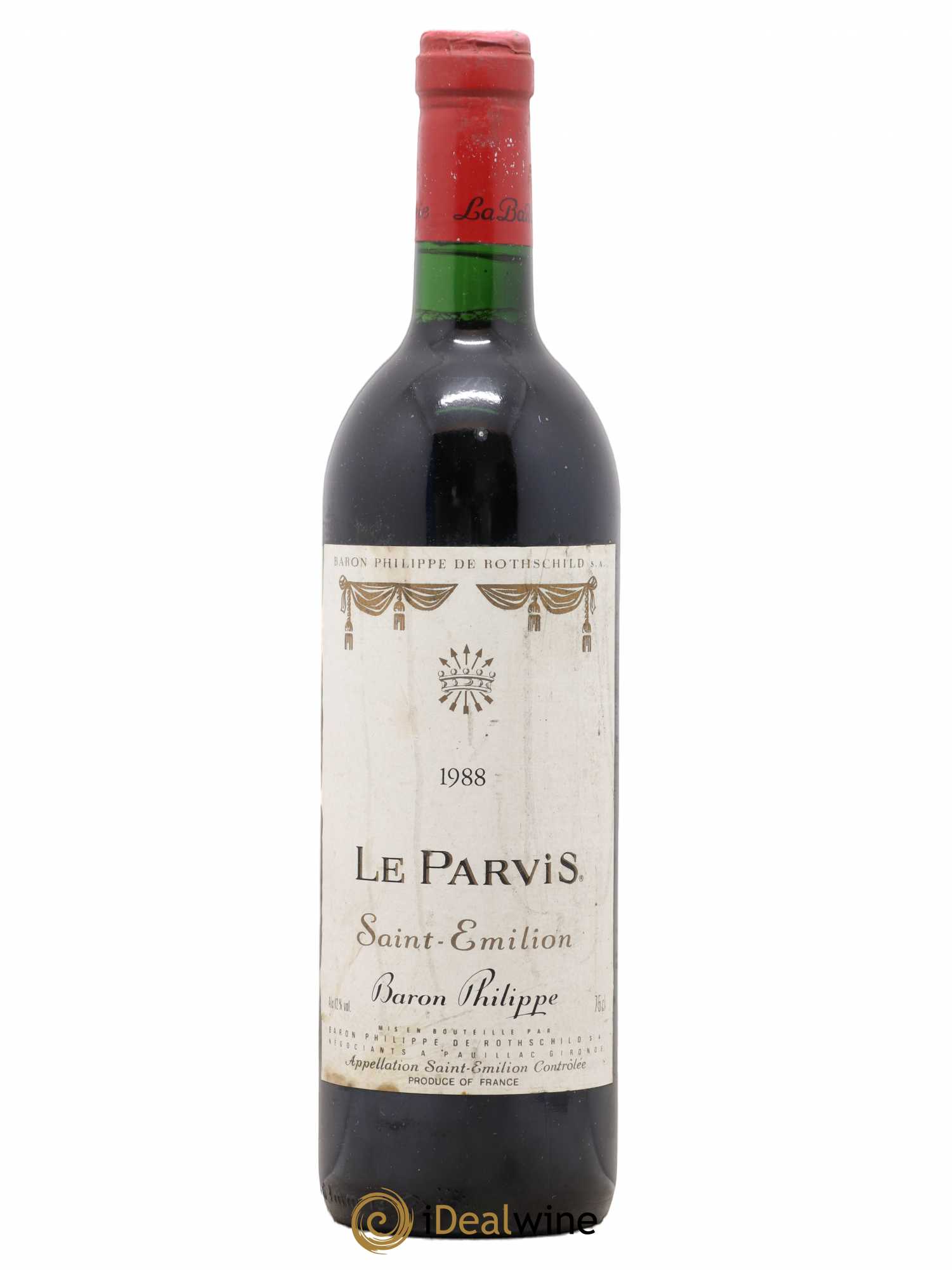 Saint-Émilion Le Parvis Baron Philippe 1988 - Lot de 1 bouteille - 0