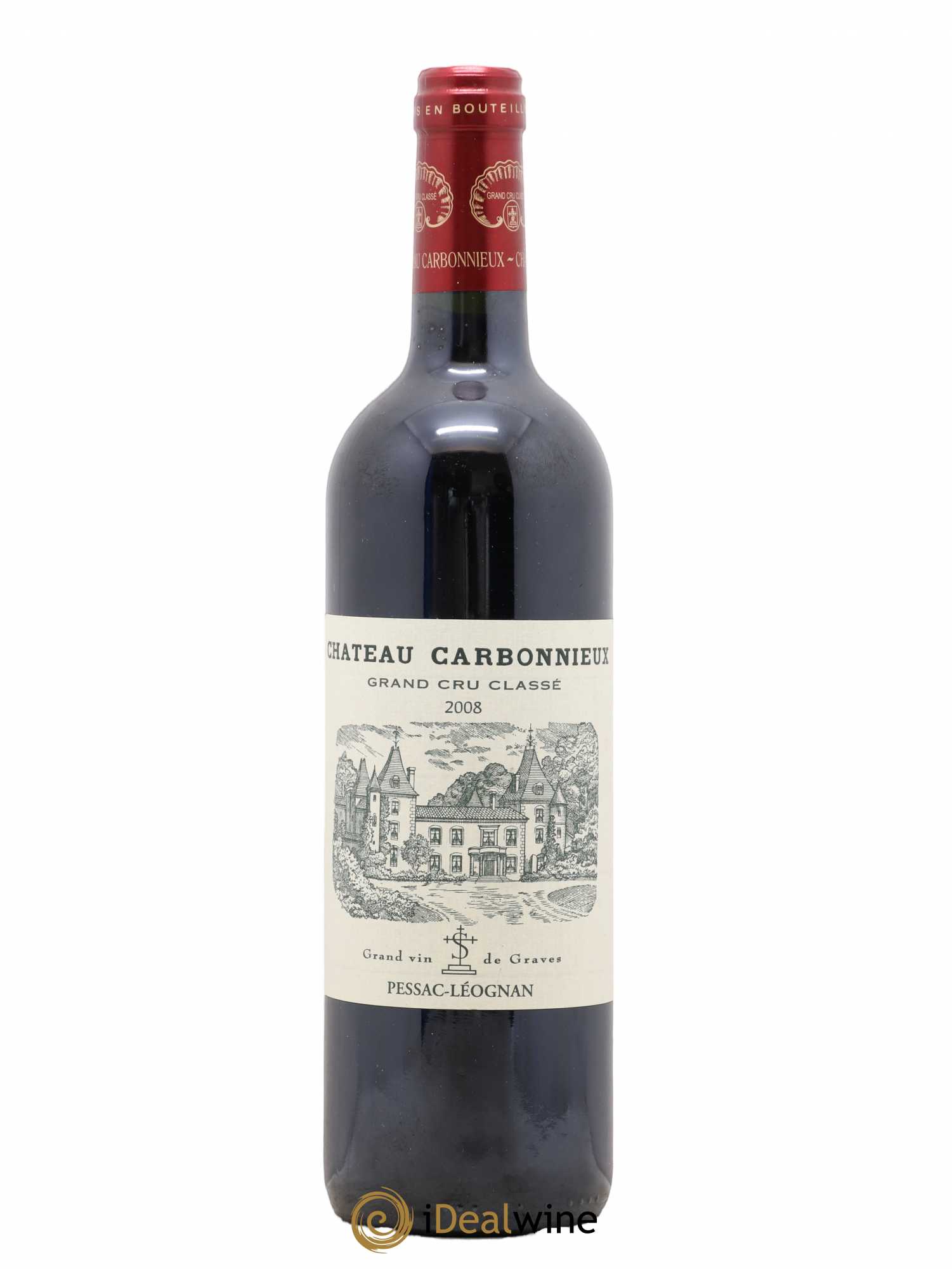 Château Carbonnieux Cru Classé de Graves 2008 - Lot de 1 bouteille - 0