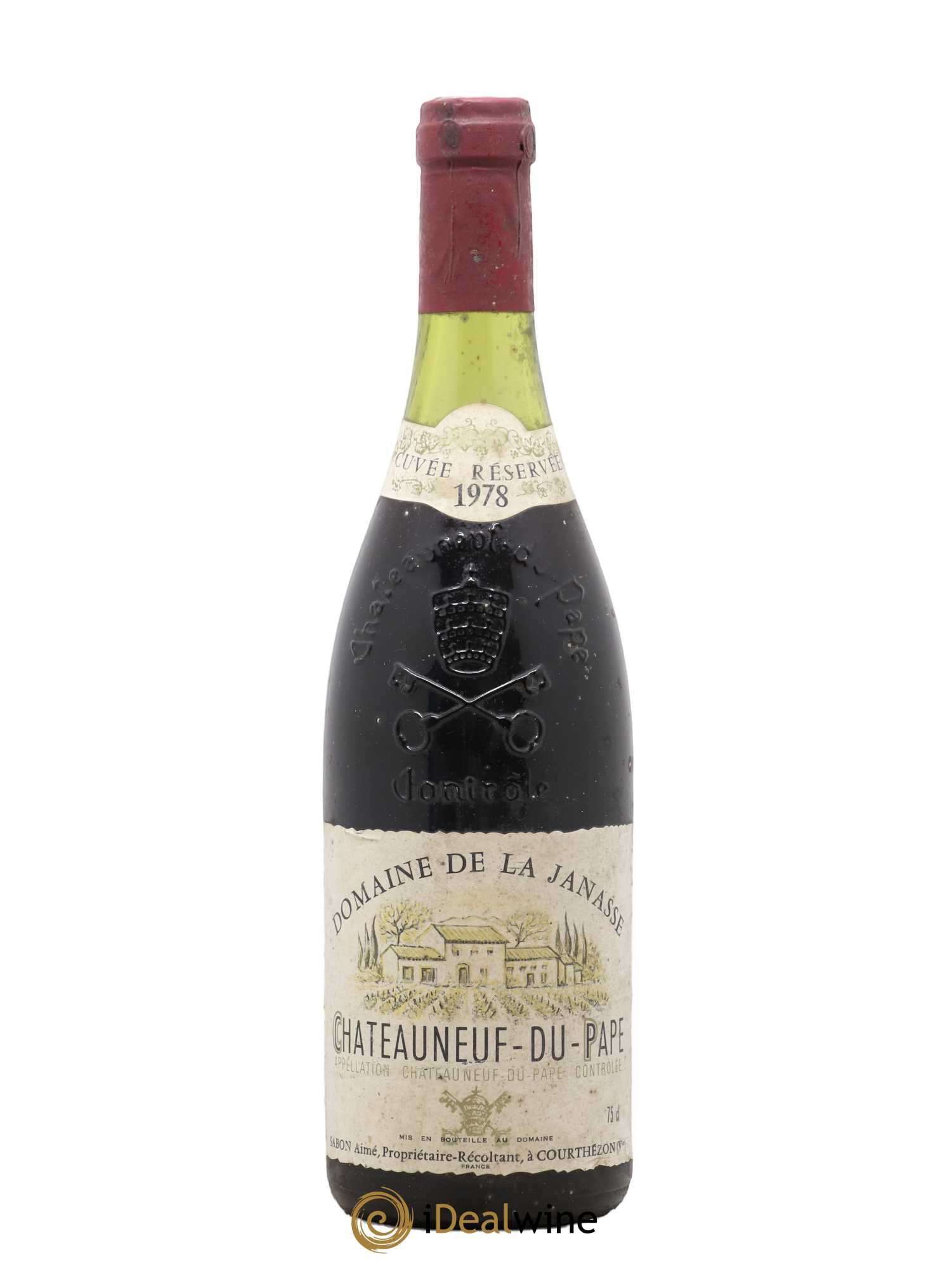 Châteauneuf-du-Pape Reserve Domaine De La Janasse Aime Sabon 1978 - Posten von 1 Flasche - 0