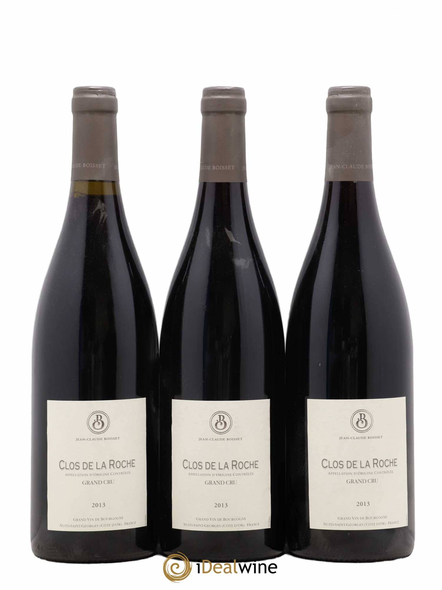 Clos de la Roche Grand Cru Jean Claude Boisset 2013 - Posten von 3 Flaschen - 0