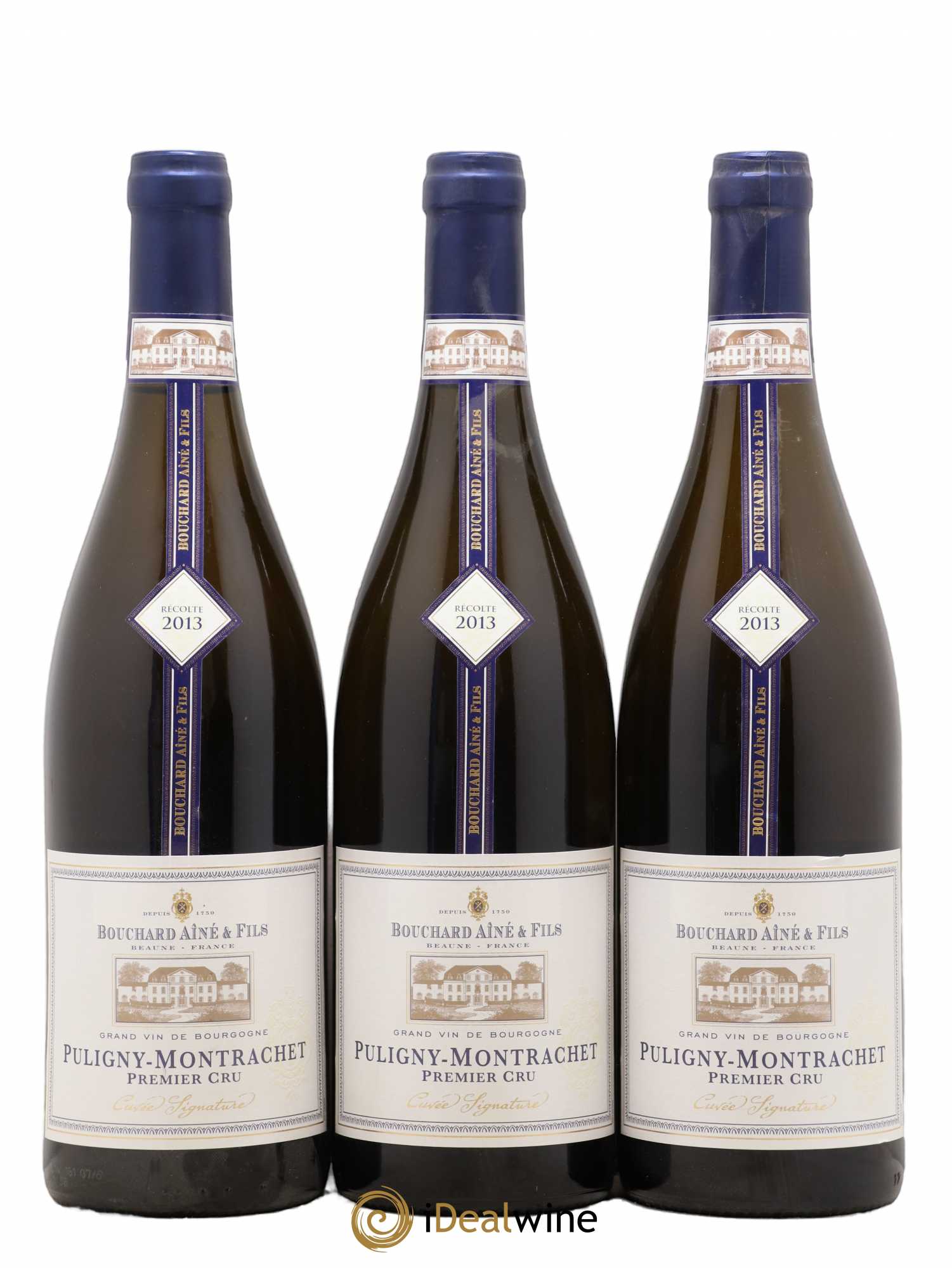 Puligny-Montrachet 1er Cru Cuvee Signature Bouchard Aîne & Fils 2013 - Lotto di 3 bottiglie - 0