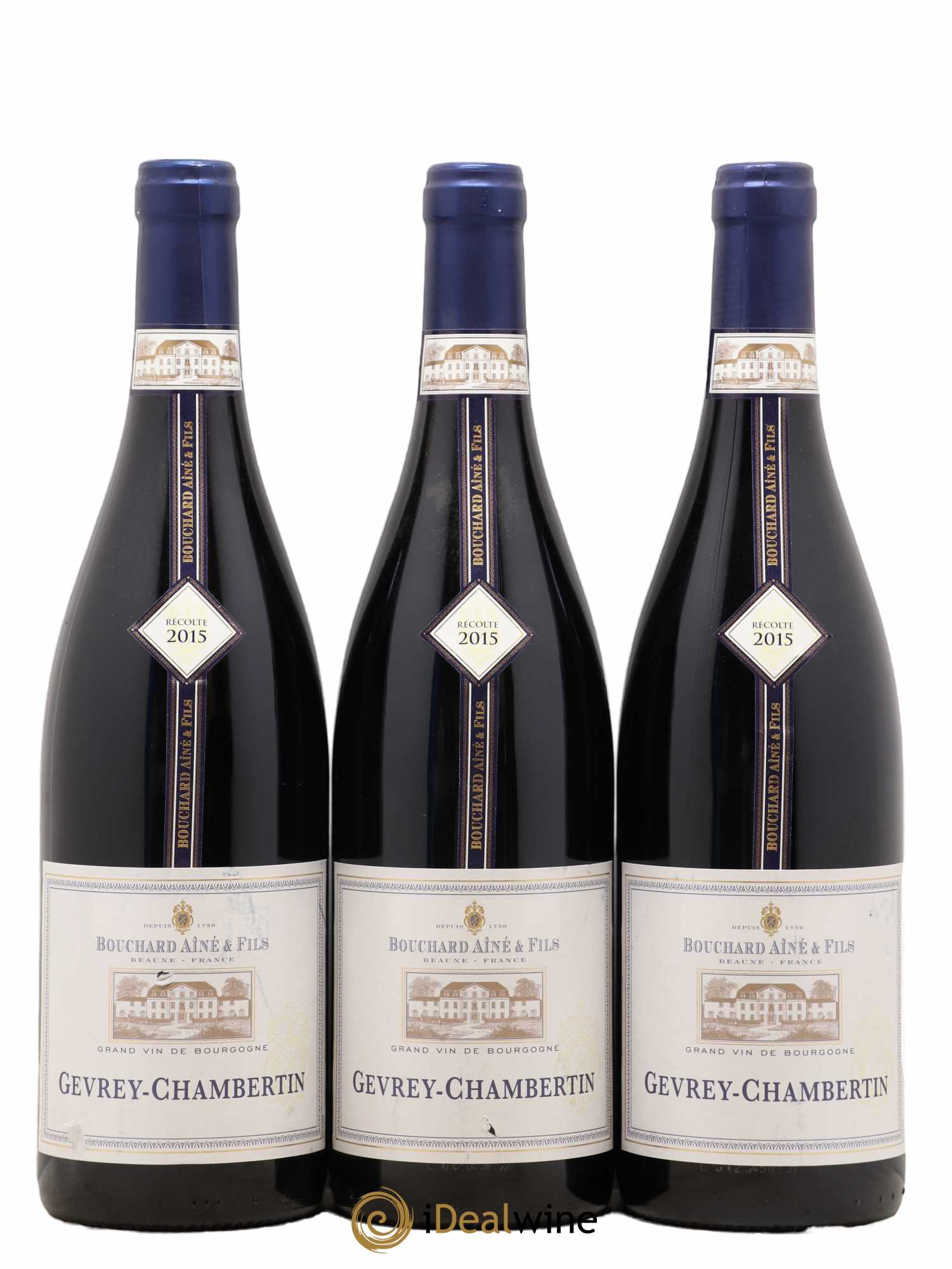 Gevrey-Chambertin Bouchard Ainé & Fils 2015 - Lot de 3 bouteilles - 0