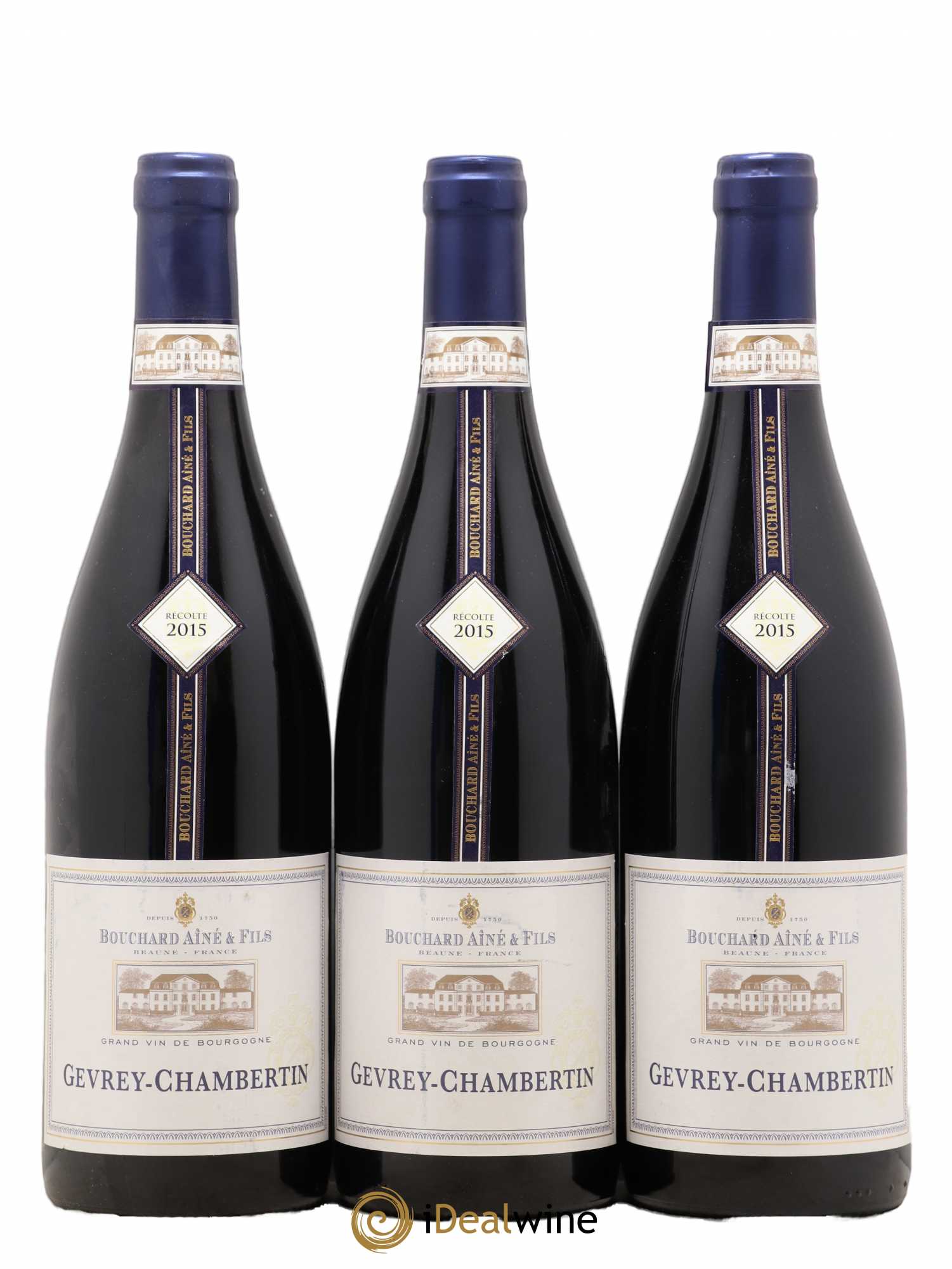 Gevrey-Chambertin Bouchard Ainé & Fils 2015 - Lot de 3 bouteilles - 0