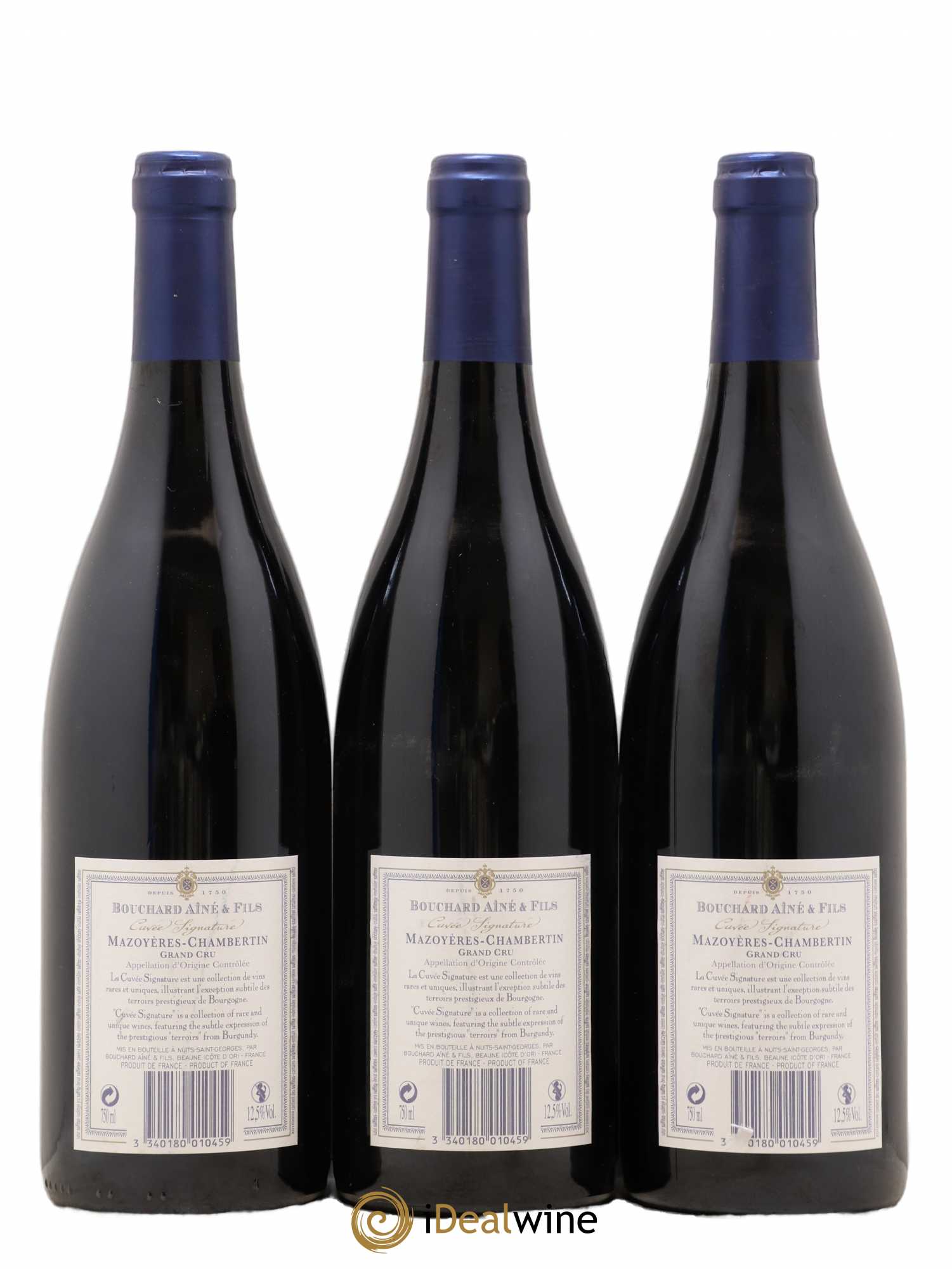 Mazoyères-Chambertin Grand Cru Bouchard Aîne & Fils (sans prix de réserve) 2008 - Posten von 3 Flaschen - 1
