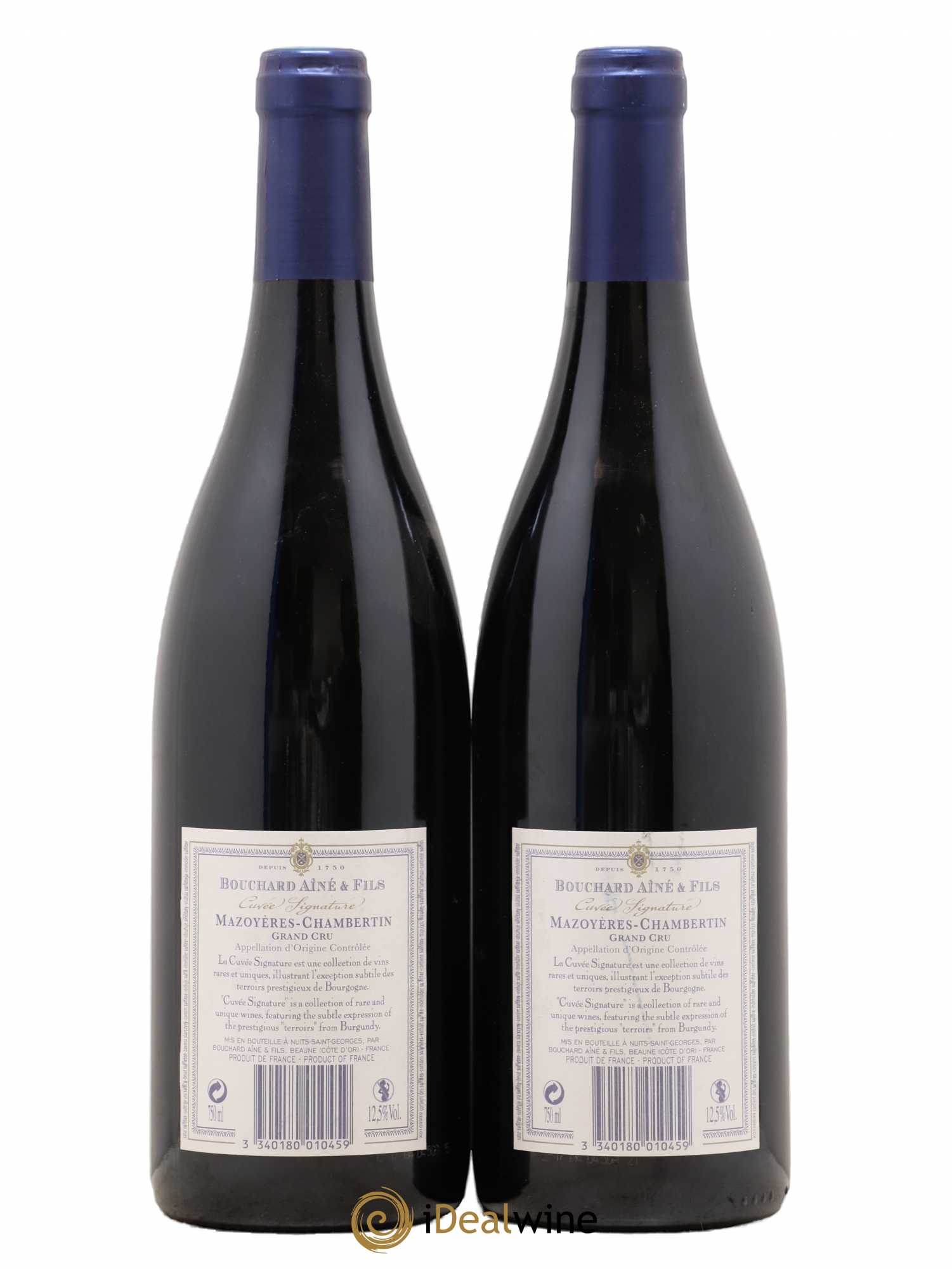 Mazoyères-Chambertin Grand Cru Bouchard Aîne & Fils (sans prix de réserve) 2008 - Posten von 2 Flaschen - 1