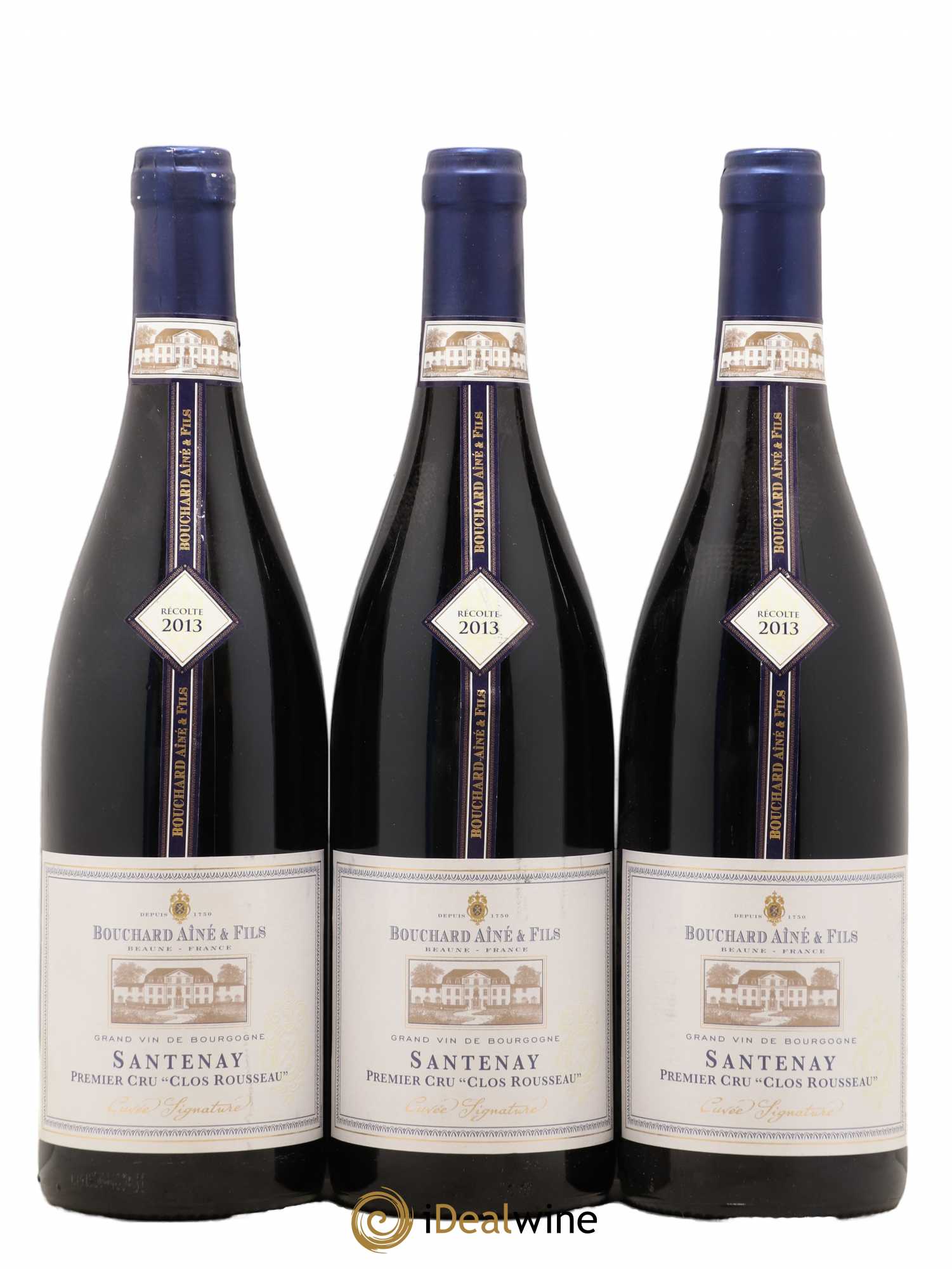 Santenay 1er Cru Clos Rousseau Bouchard Aîne & Fils 2013 - Lot de 3 bouteilles - 0
