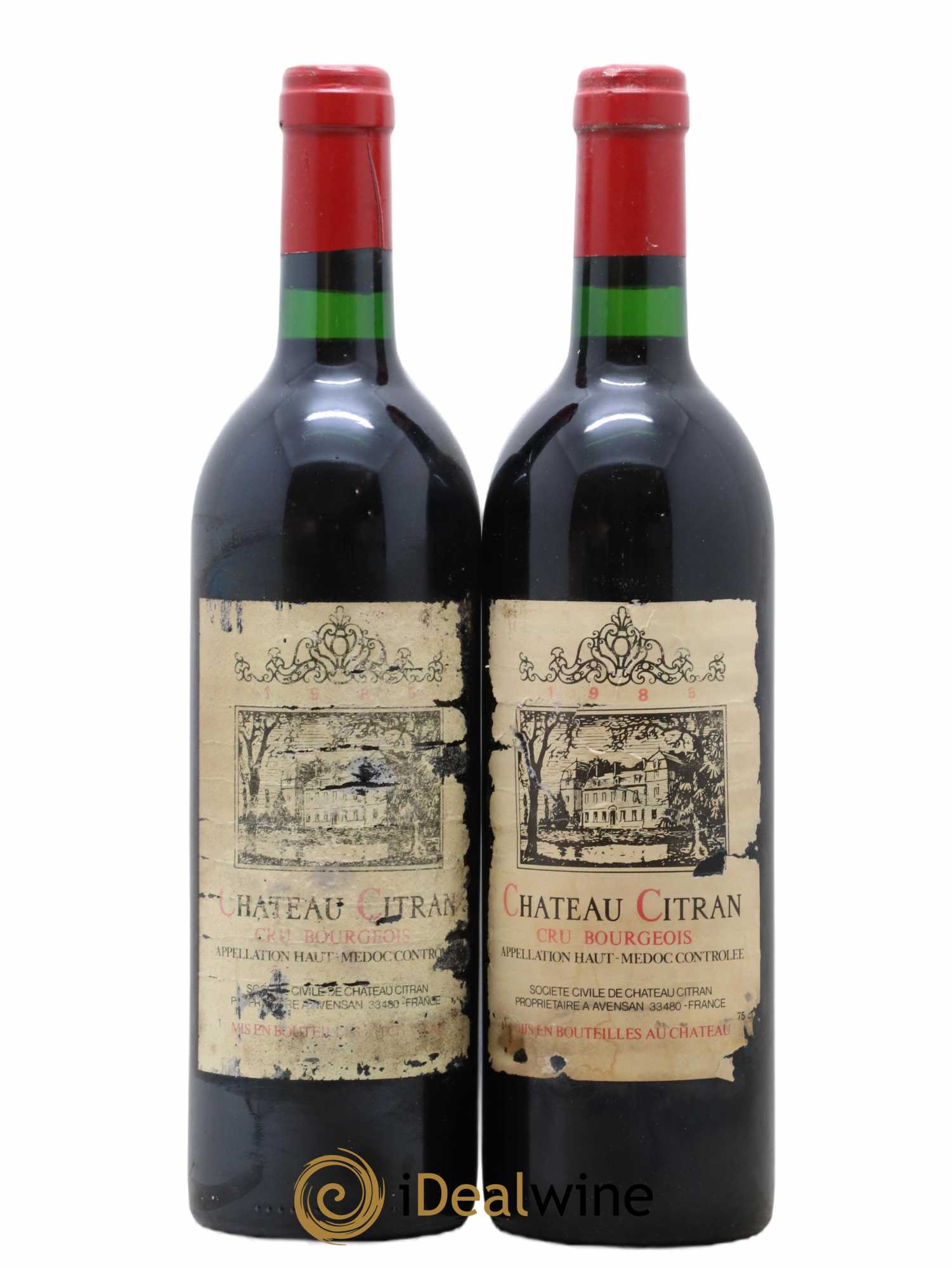 Château Citran Cru Bourgeois 1985 - Lot de 2 bouteilles - 0