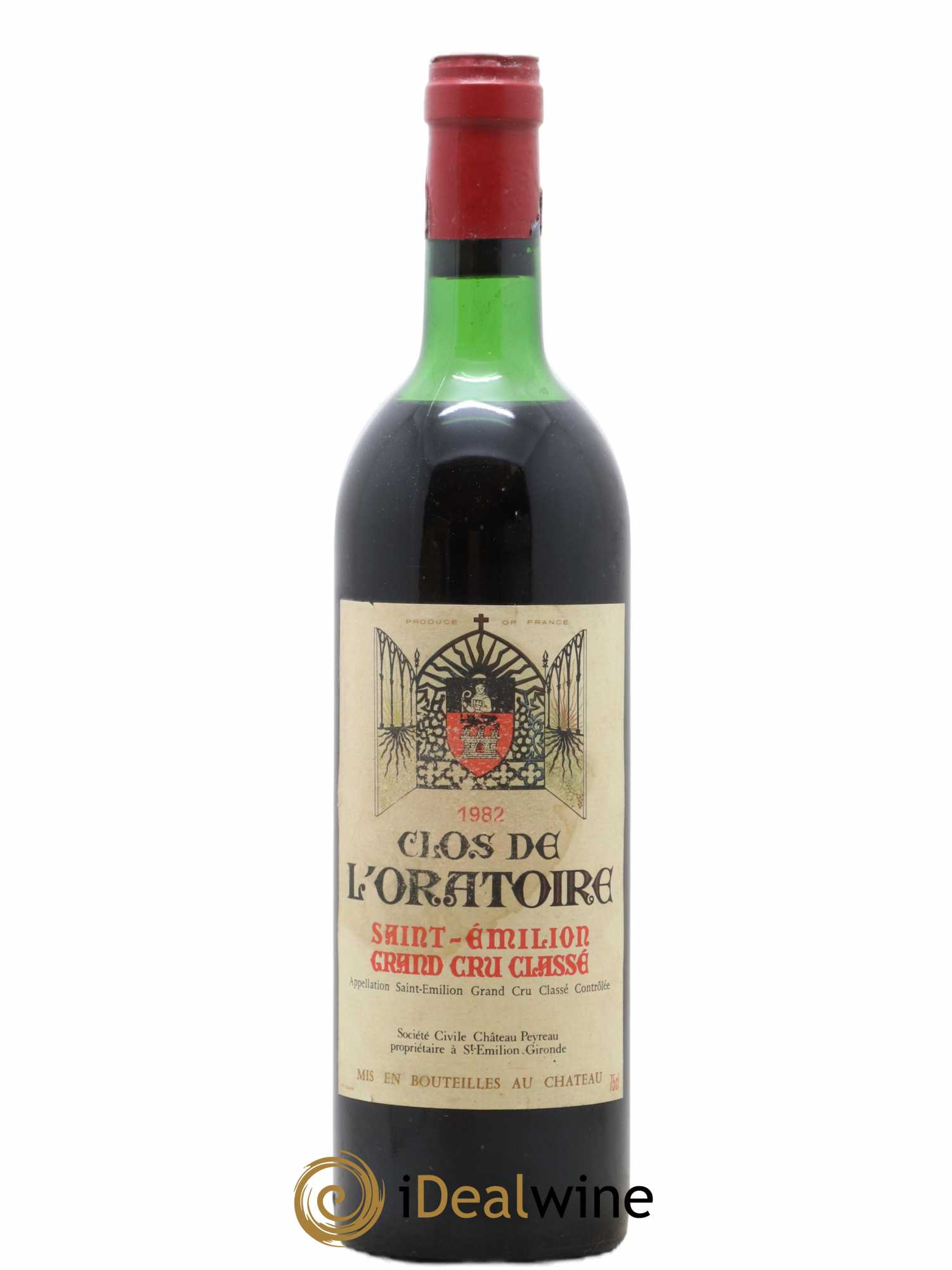Clos de l'Oratoire Grand Cru Classé 1982 - Lot de 1 bouteille - 0