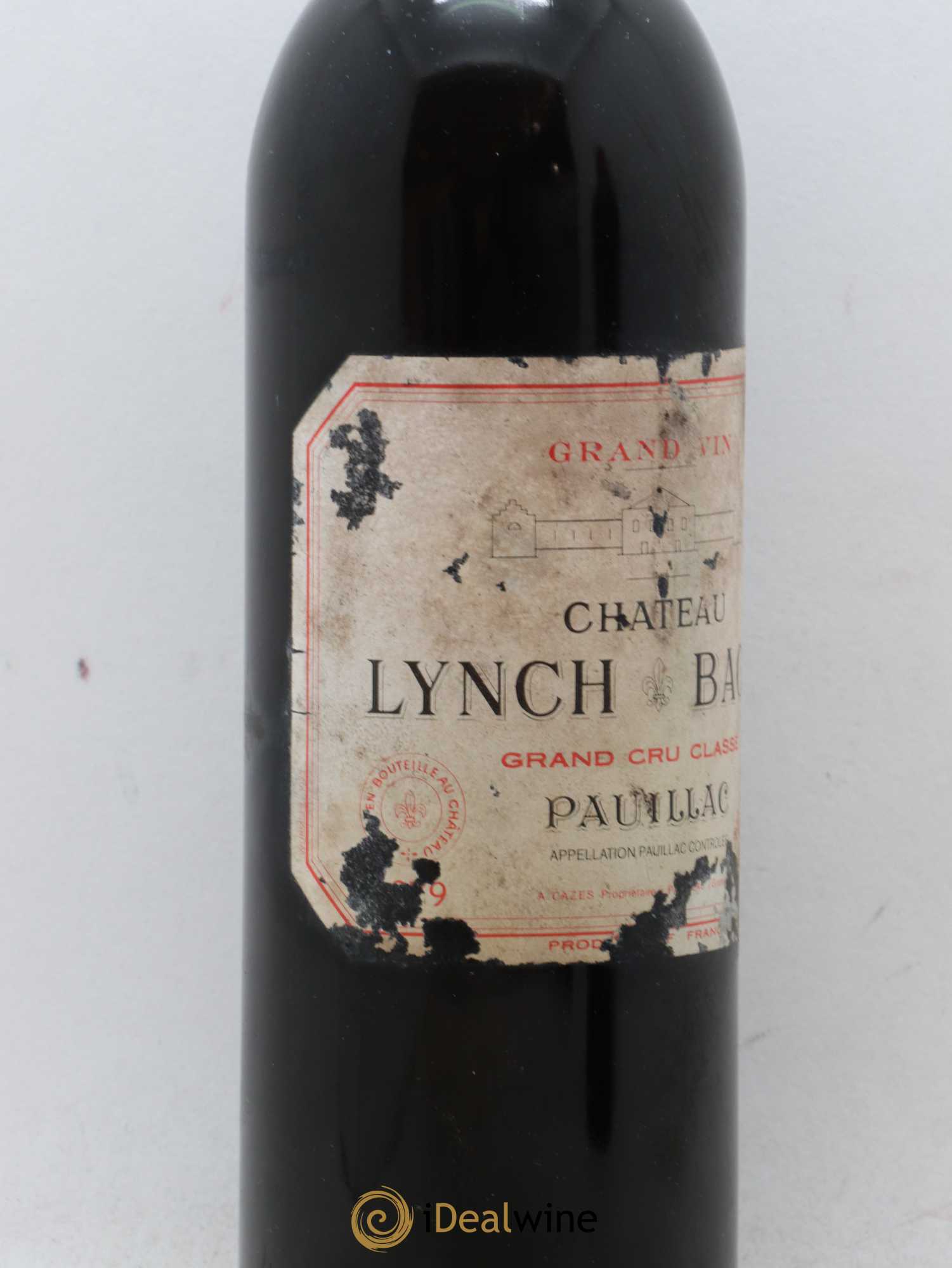 Château Lynch Bages 5ème Grand Cru Classé 1979 - Lot of 3 bottles - 1