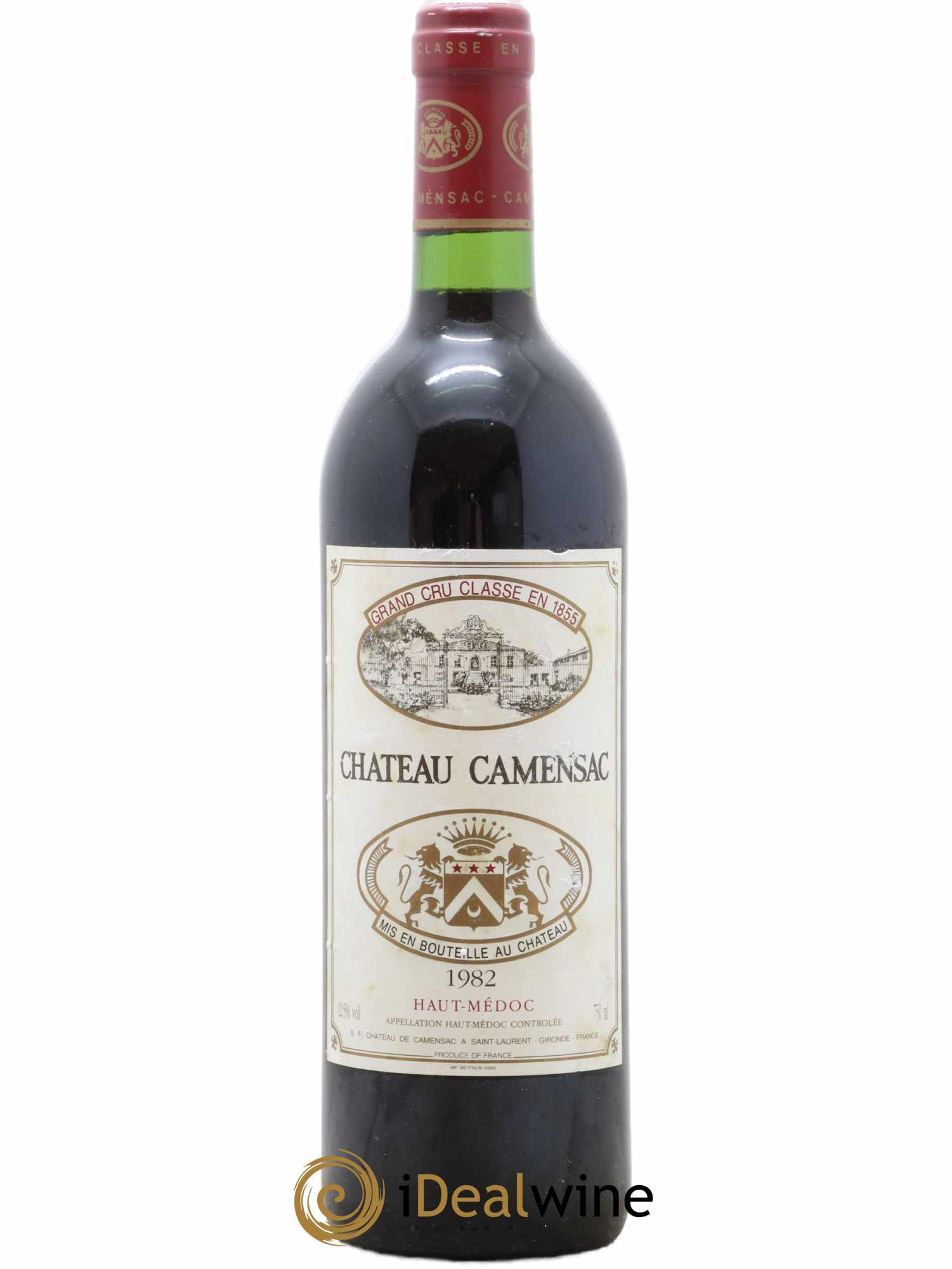 Château Camensac 5ème Grand Cru Classé 1982 - Lot de 1 bouteille - 0
