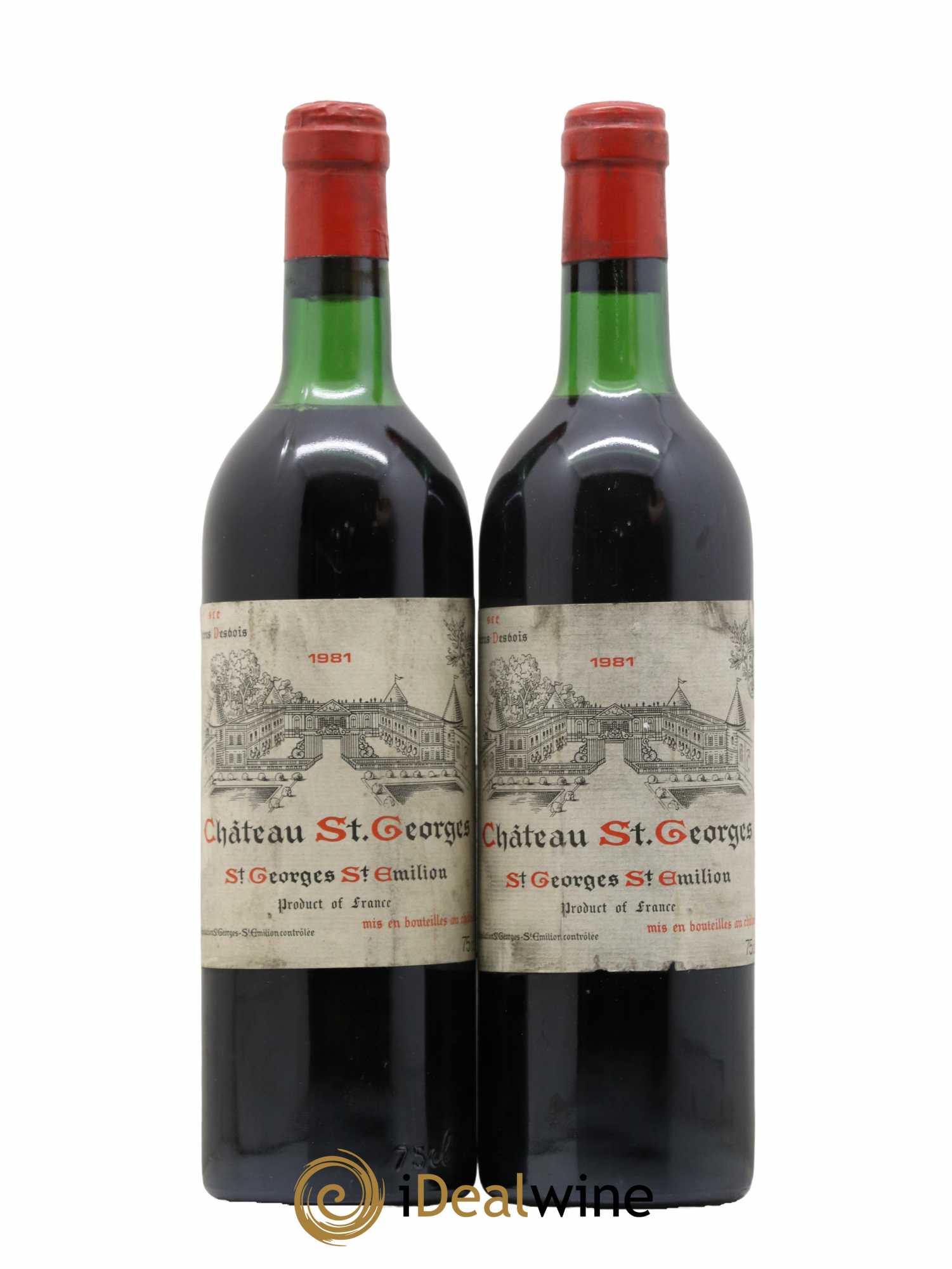 Château Saint-Georges 1981 - Lot de 2 bouteilles - 0